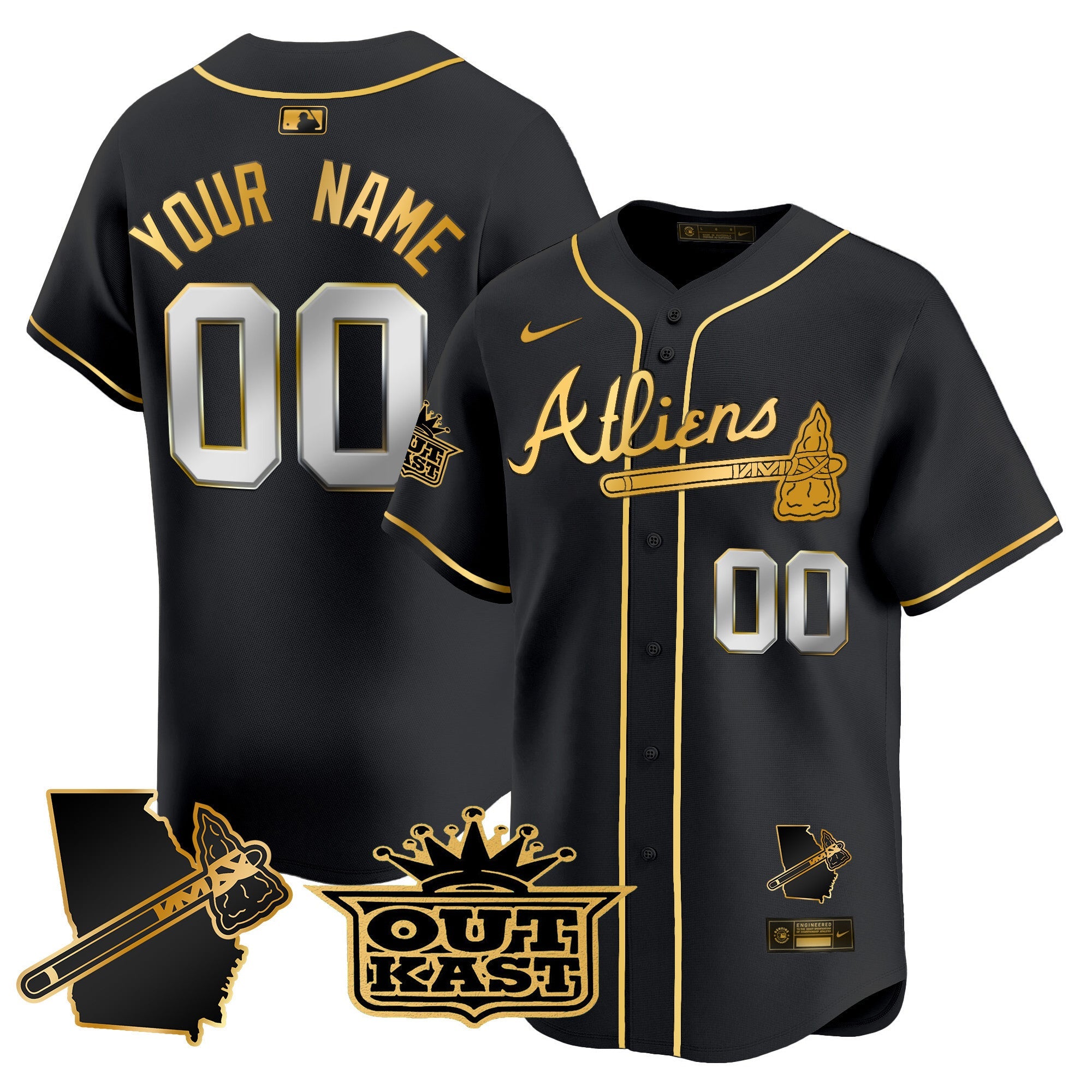 Atlanta Atliens Vapor Premier Limited Custom Jersey V2