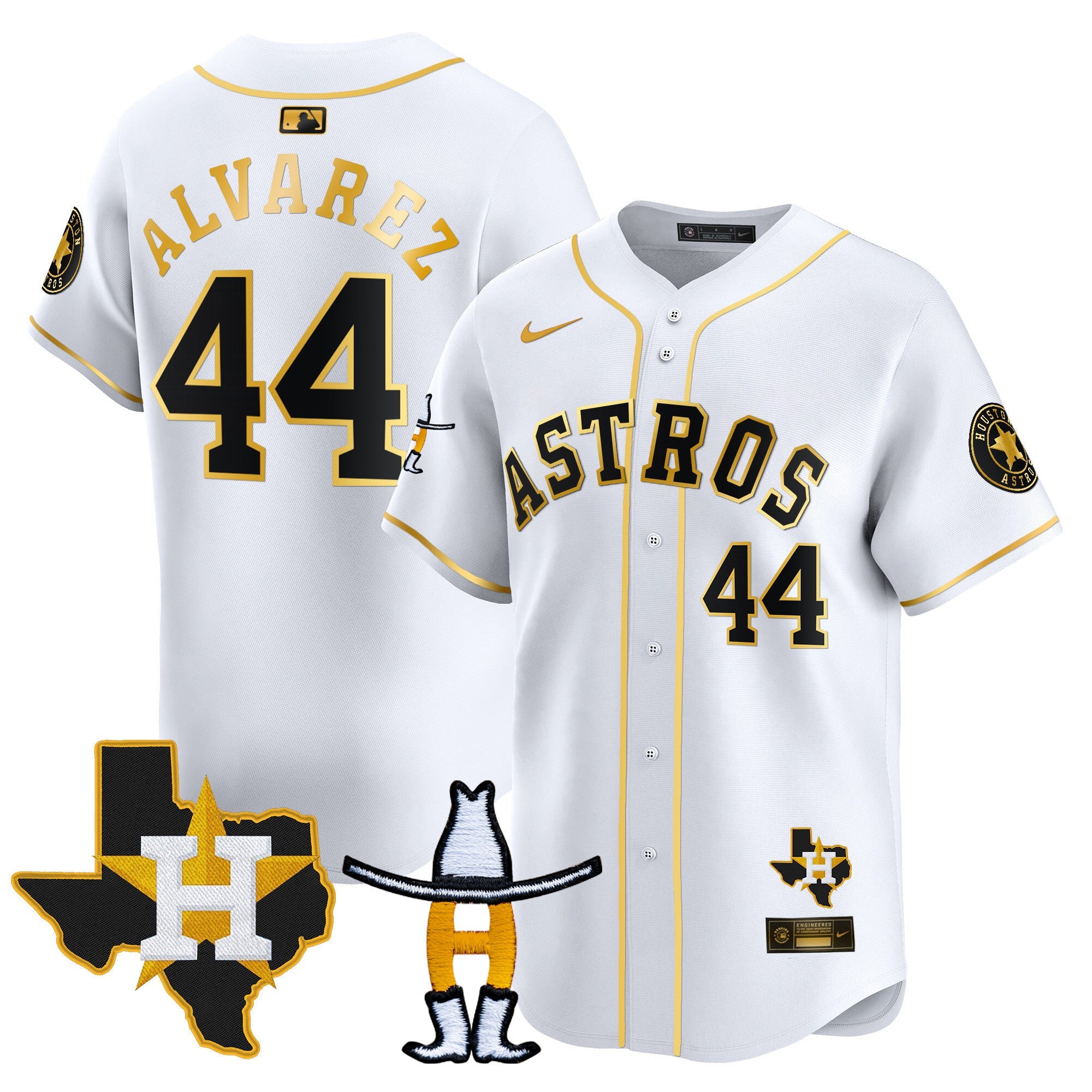 Men’s Houston Houston Rodeo Patch Vapor Premier Limited Jersey V2