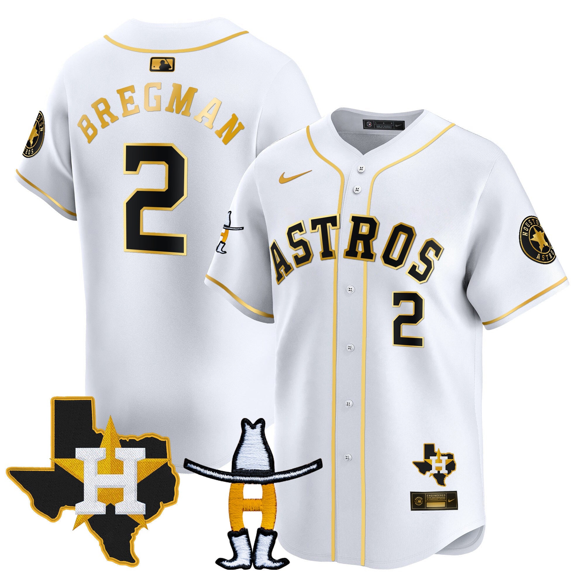 Men’s Houston Houston Rodeo Patch Vapor Premier Limited Jersey V2