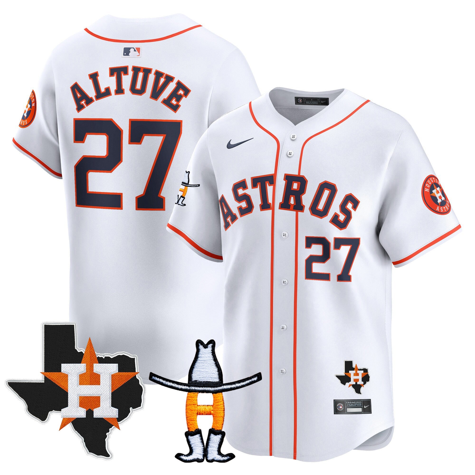 Men’s Houston Houston Rodeo Patch Vapor Premier Limited Jersey V2