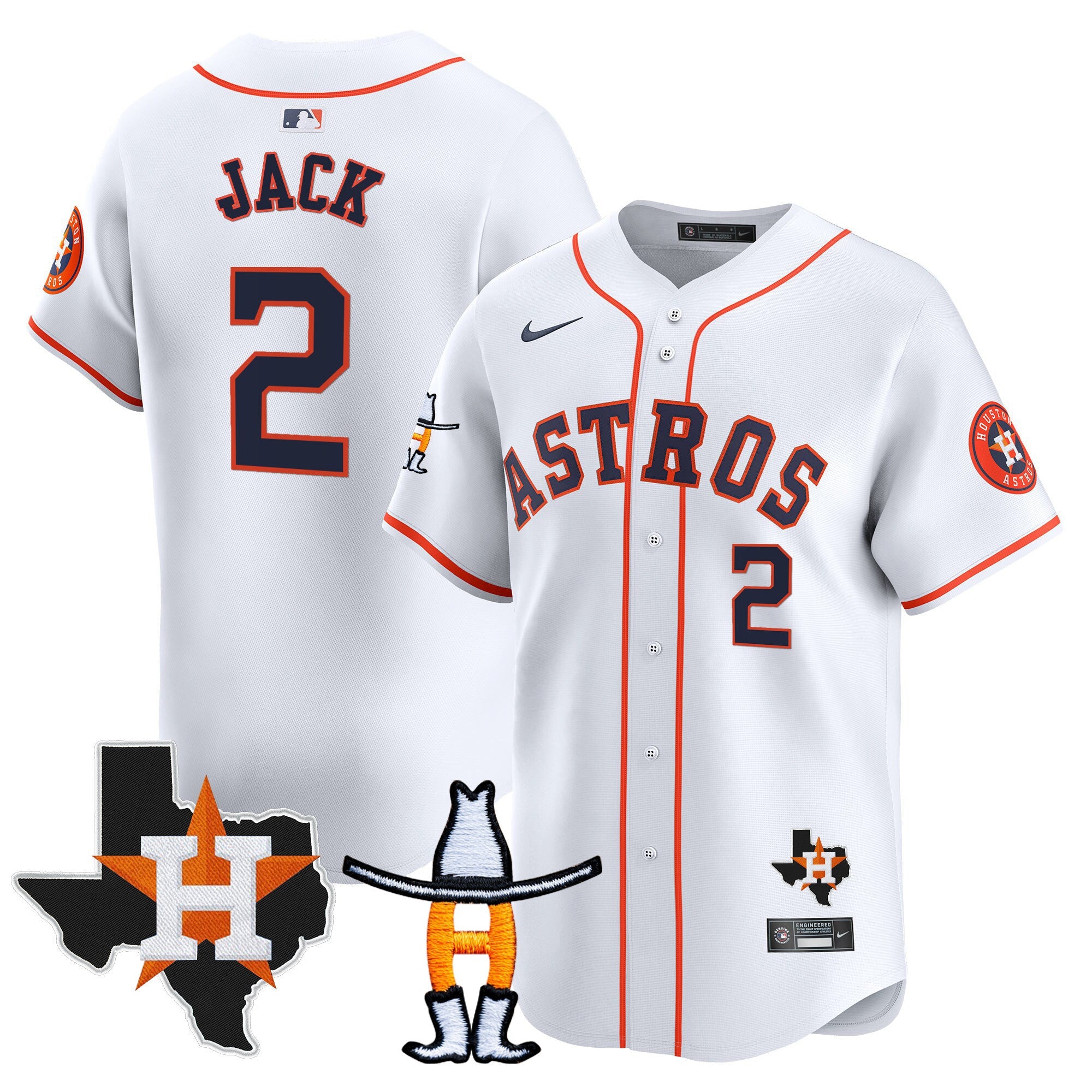 Men’s Houston Houston Rodeo Patch Vapor Premier Limited Jersey V2