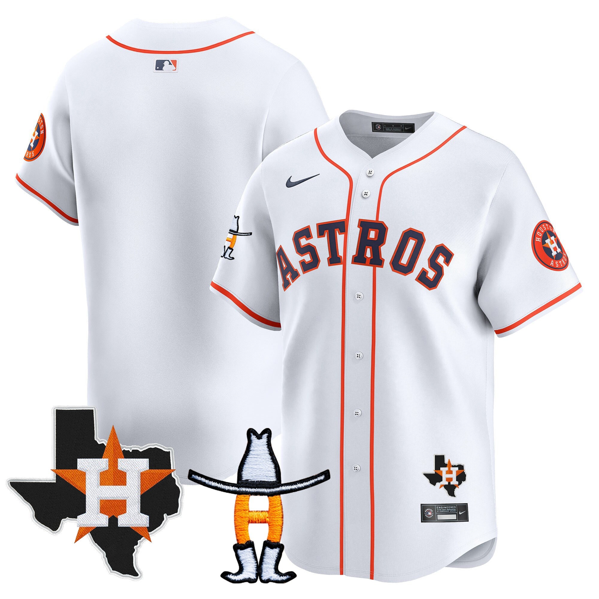 Men’s Houston Houston Rodeo Patch Vapor Premier Limited Jersey V2