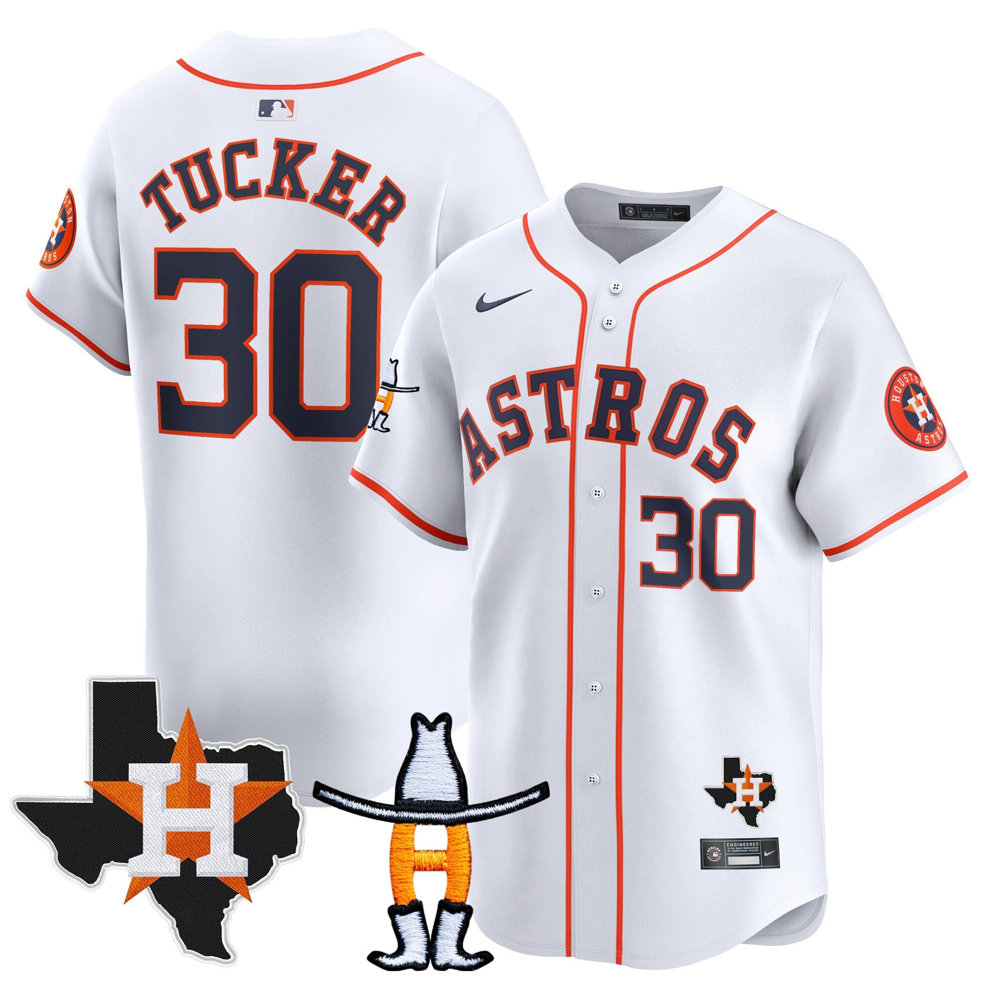 Men’s Houston Houston Rodeo Patch Vapor Premier Limited Jersey V2