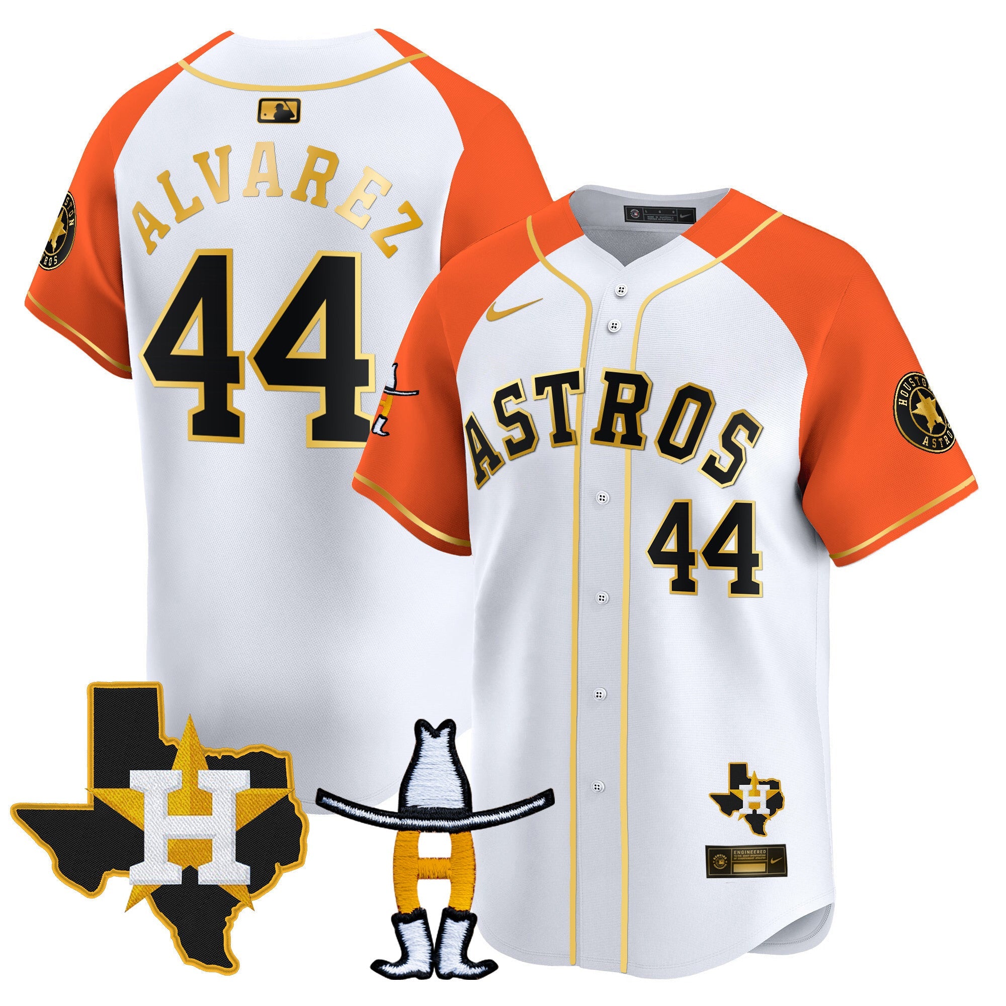 Men’s Houston Houston Rodeo Patch Vapor Premier Limited Jersey V2