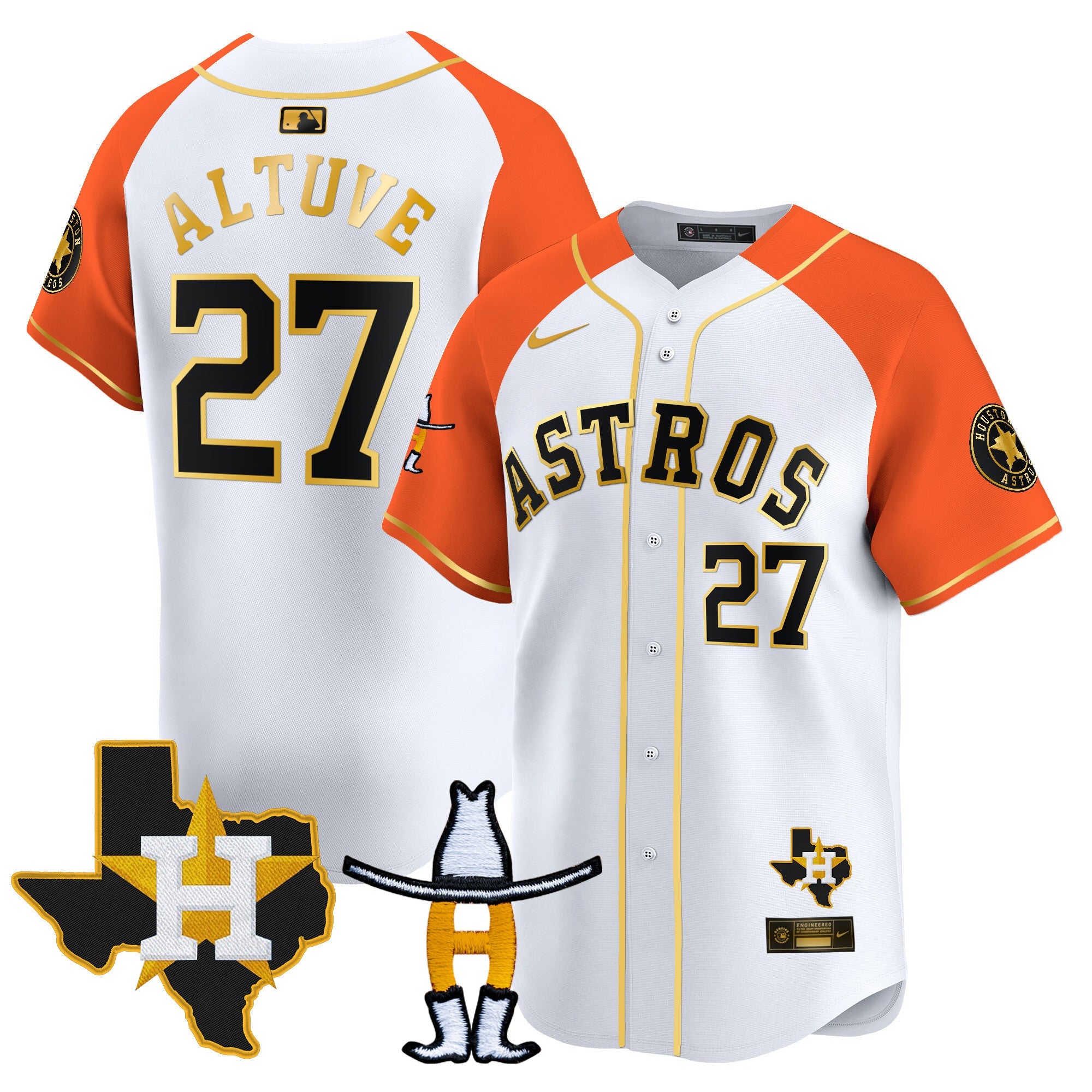 Men’s Houston Houston Rodeo Patch Vapor Premier Limited Jersey V2