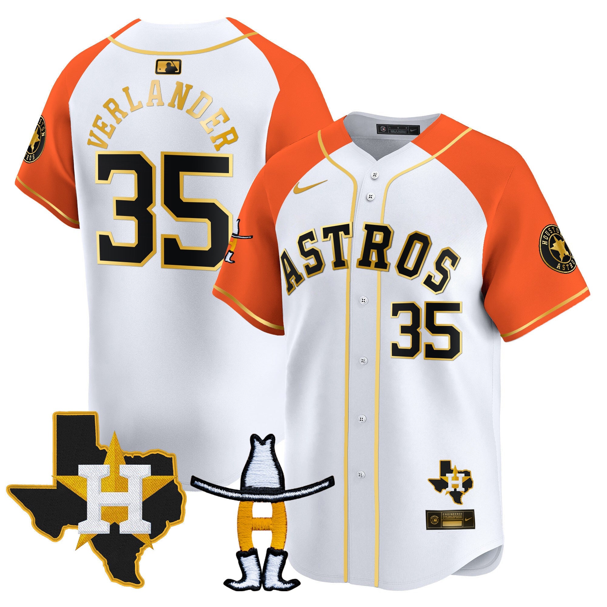 Men’s Houston Houston Rodeo Patch Vapor Premier Limited Jersey V2