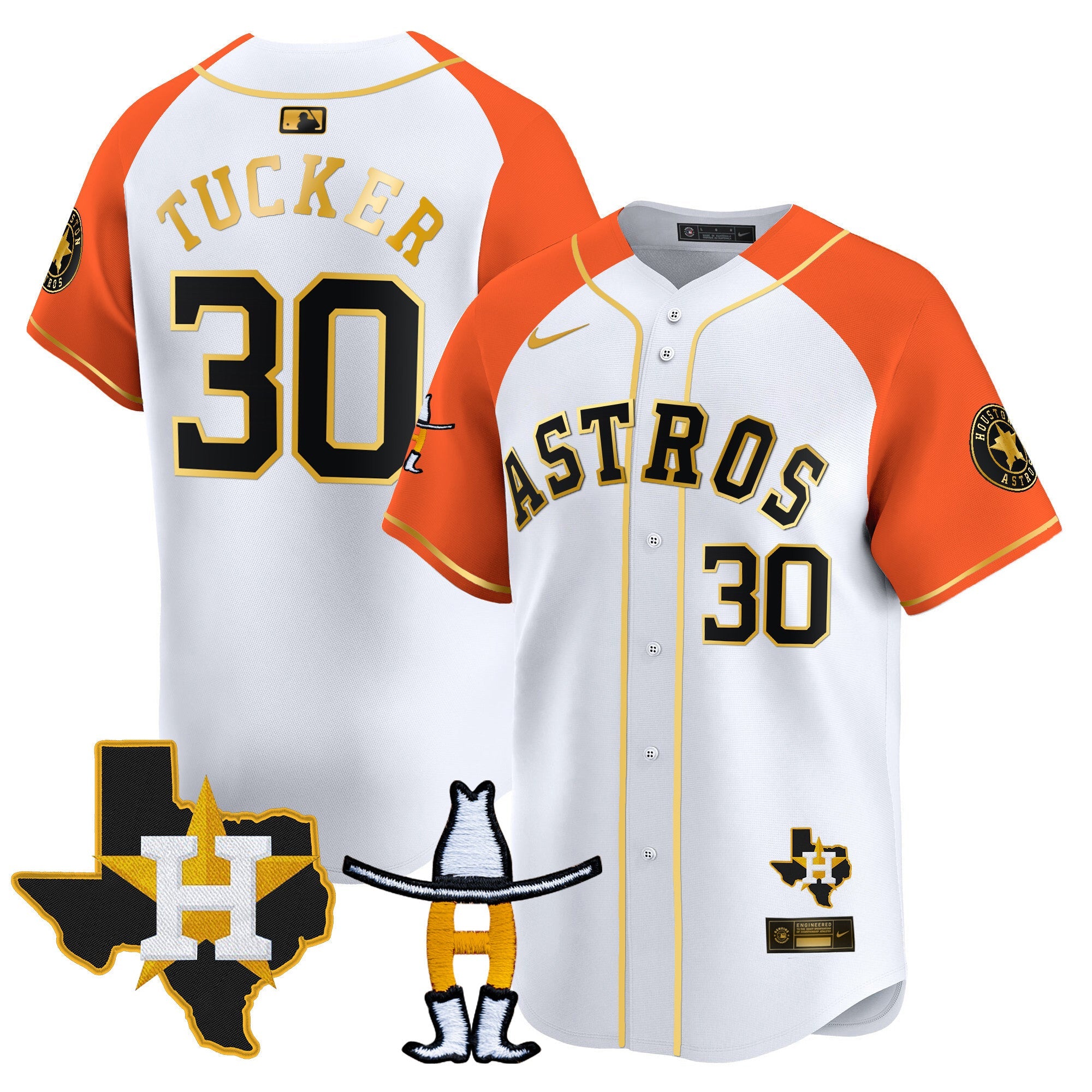 Men’s Houston Houston Rodeo Patch Vapor Premier Limited Jersey V2