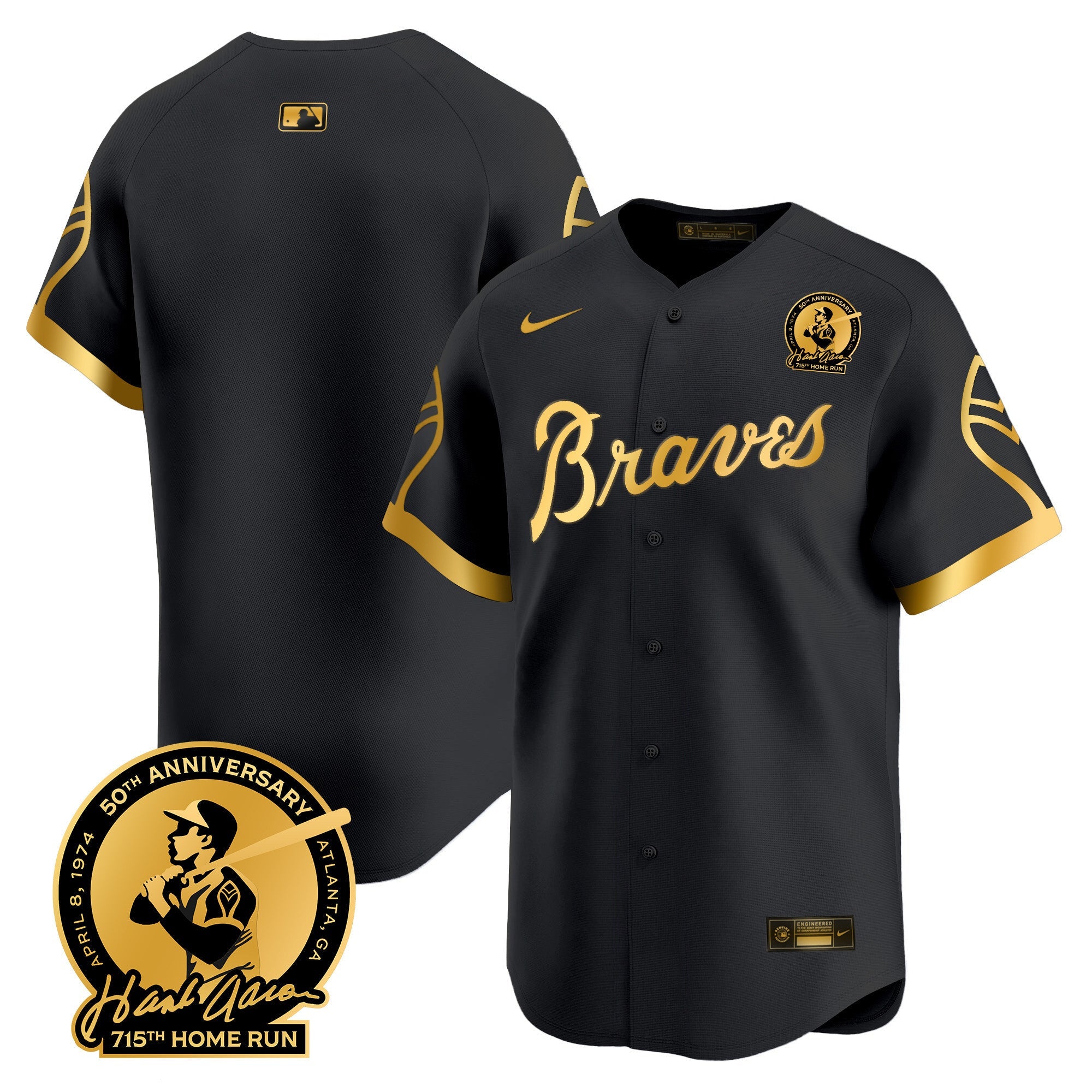 Men’s Atlanta Throwback 1974 – 1982 Vapor Premier Limited Jersey