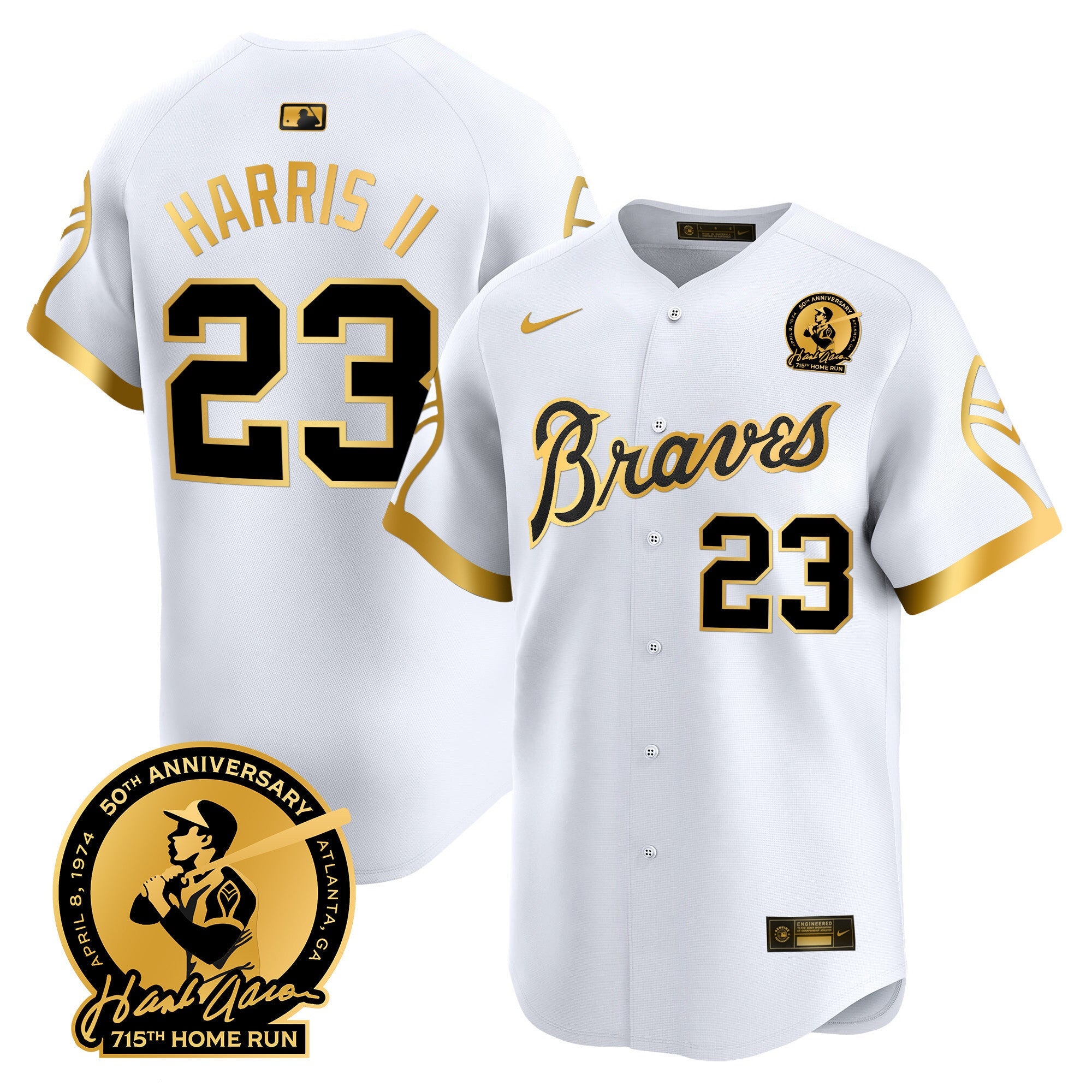 Men’s Atlanta Throwback 1974 – 1982 Vapor Premier Limited Jersey