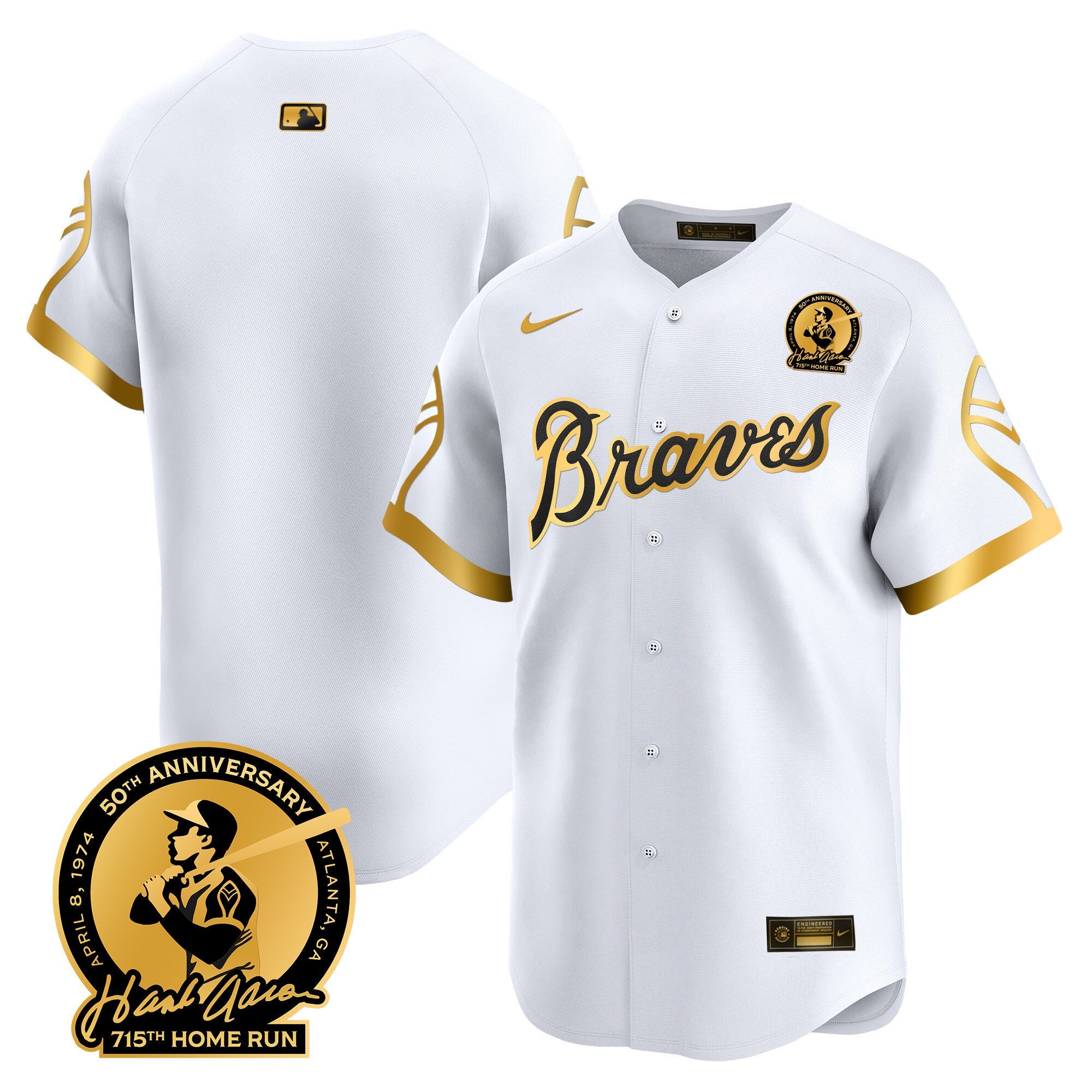 Men’s Atlanta Throwback 1974 – 1982 Vapor Premier Limited Jersey