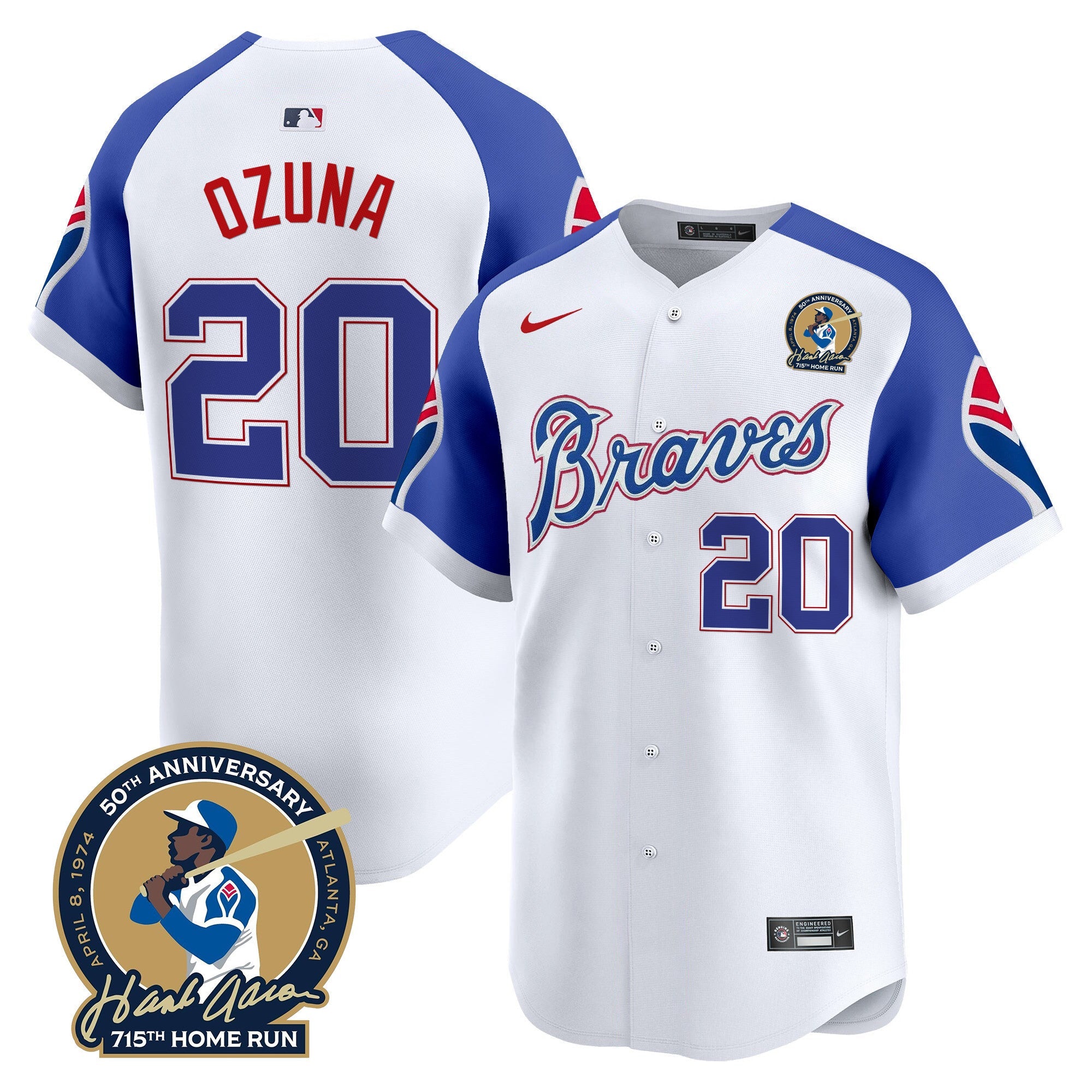 Men’s Atlanta Throwback 1974 – 1982 Vapor Premier Limited Jersey