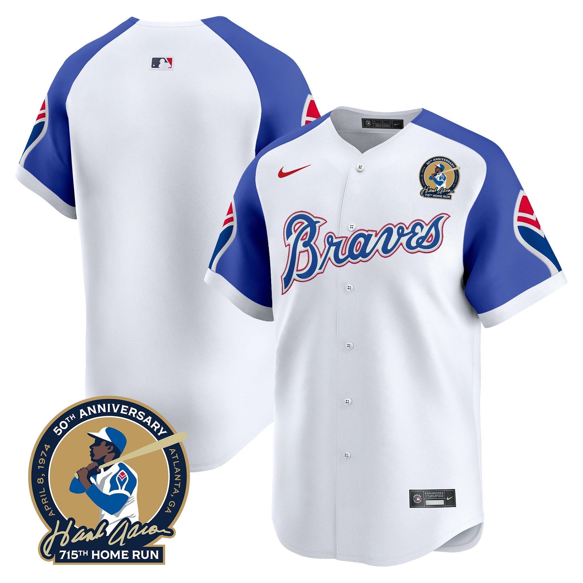 Men’s Atlanta Throwback 1974 – 1982 Vapor Premier Limited Jersey
