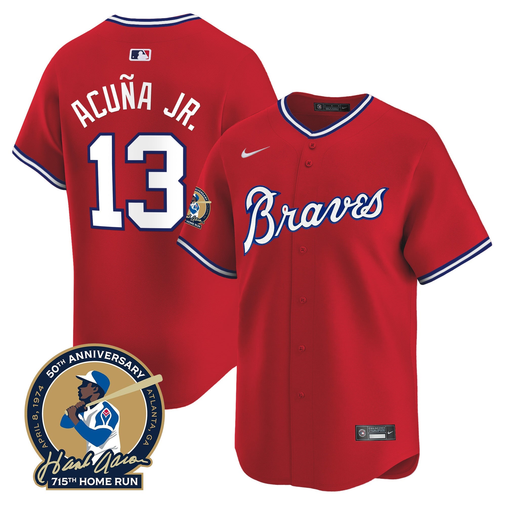 Men’s Atlanta Throwback 1974 – 1982 Vapor Premier Limited Jersey