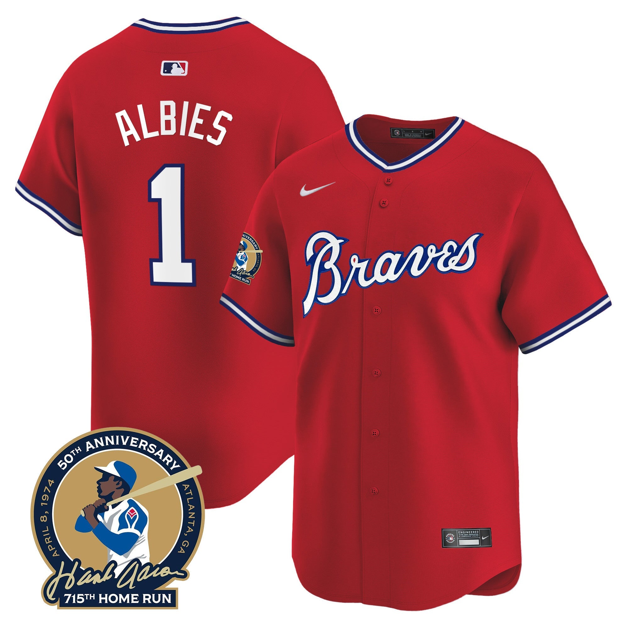 Men’s Atlanta Throwback 1974 – 1982 Vapor Premier Limited Jersey