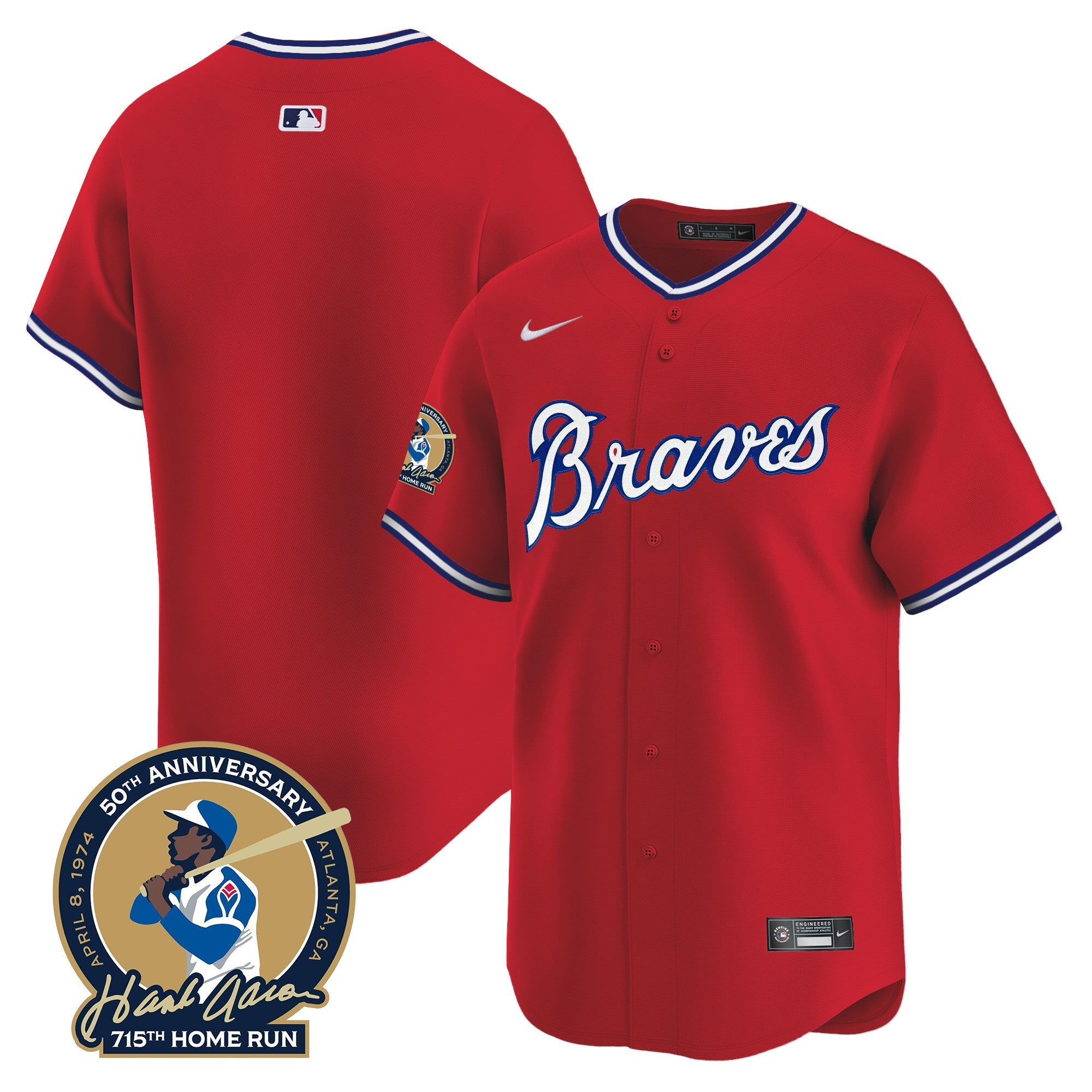 Men’s Atlanta Throwback 1974 – 1982 Vapor Premier Limited Jersey