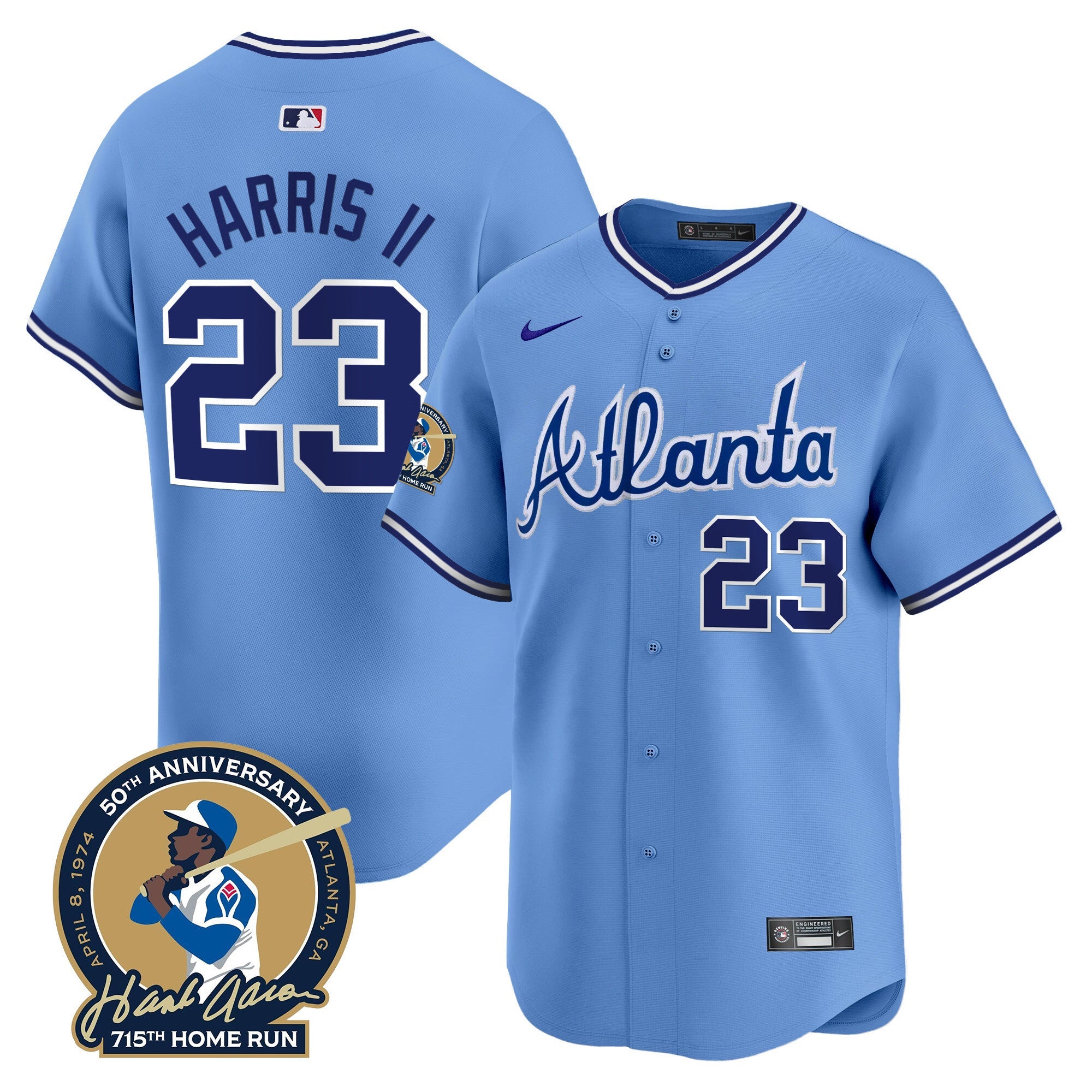 Men’s Atlanta Throwback 1974 – 1982 Vapor Premier Limited Jersey