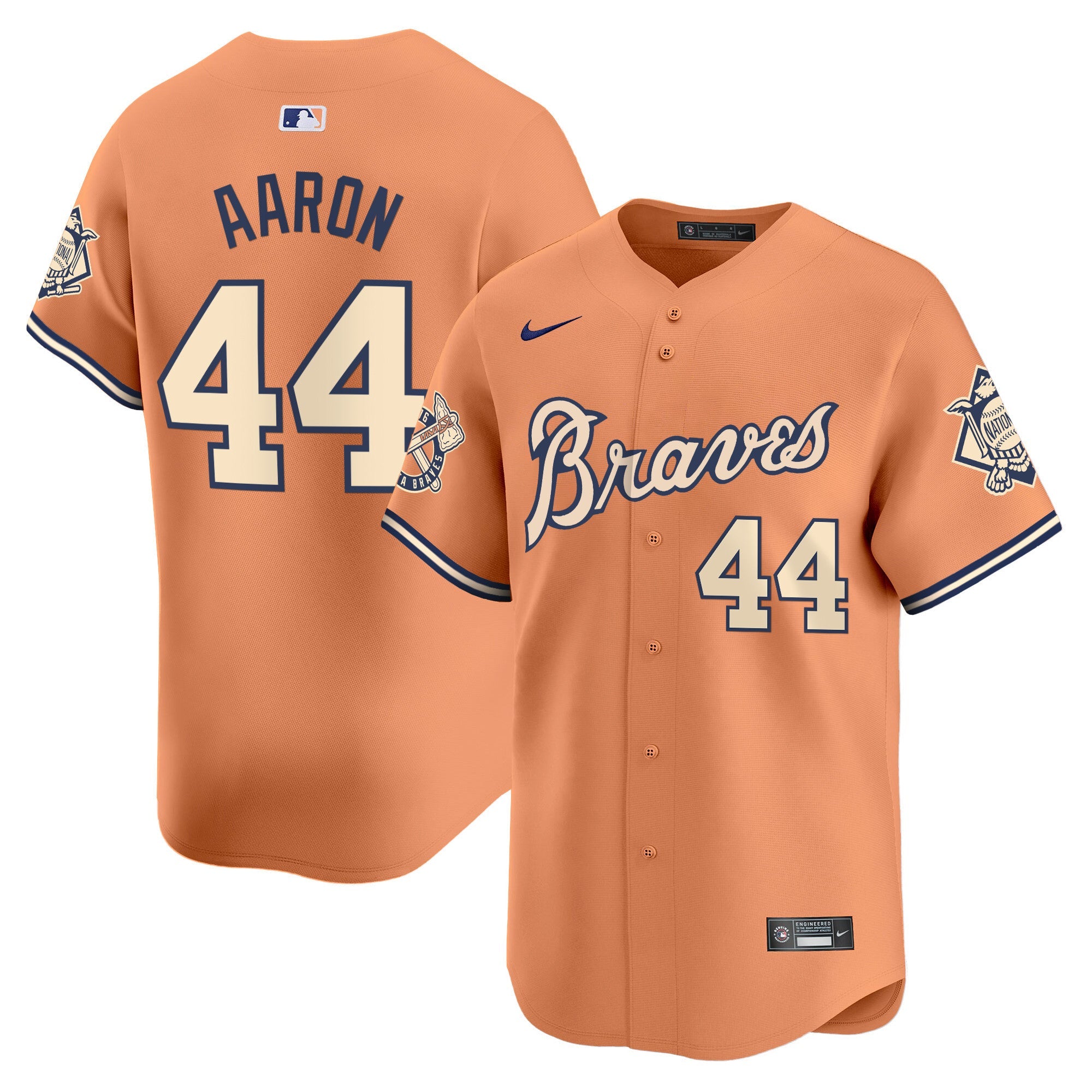 Men’s Atlanta Peaches n’ Cream Vapor Premier Limited Jersey