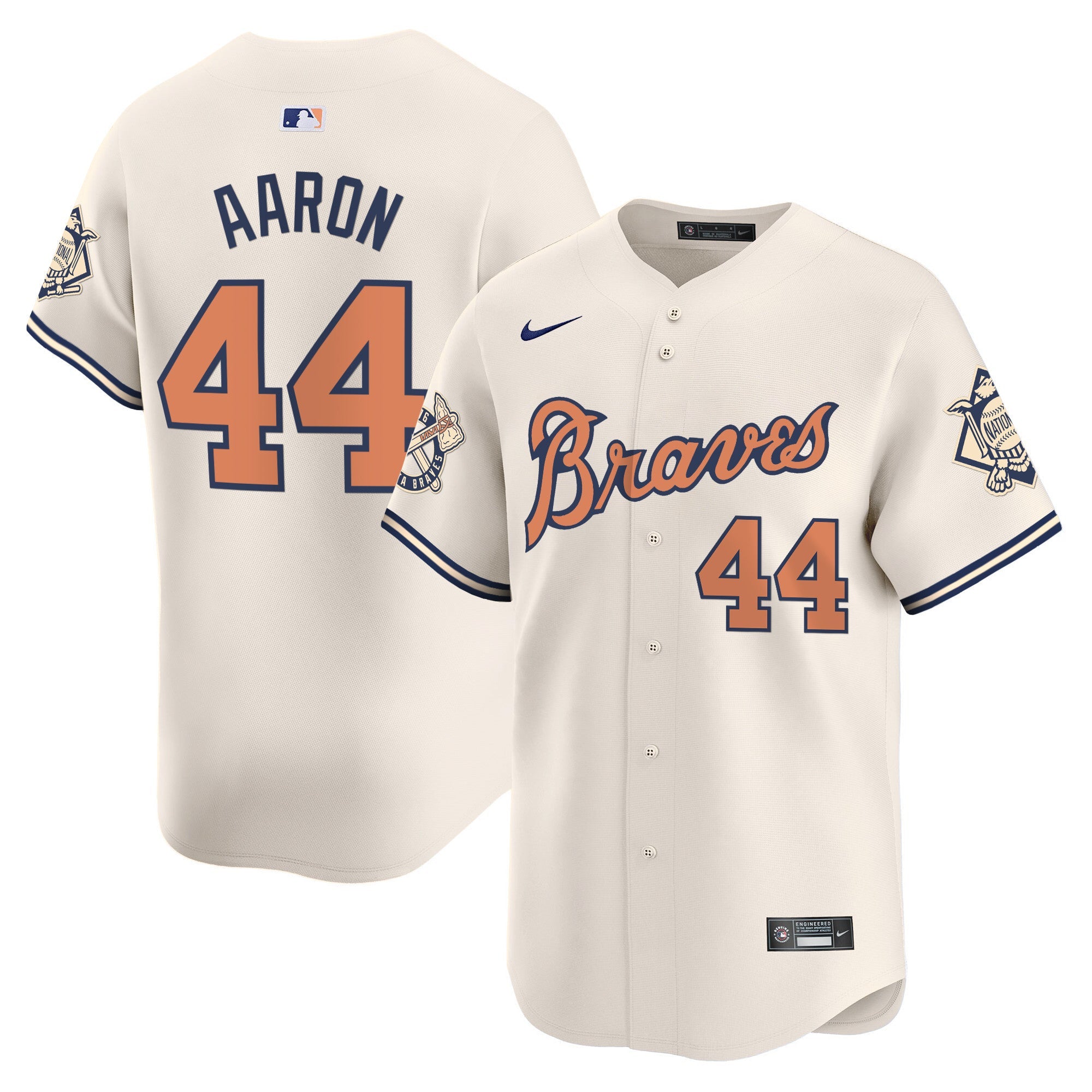 Men’s Atlanta Peaches n’ Cream Vapor Premier Limited Jersey