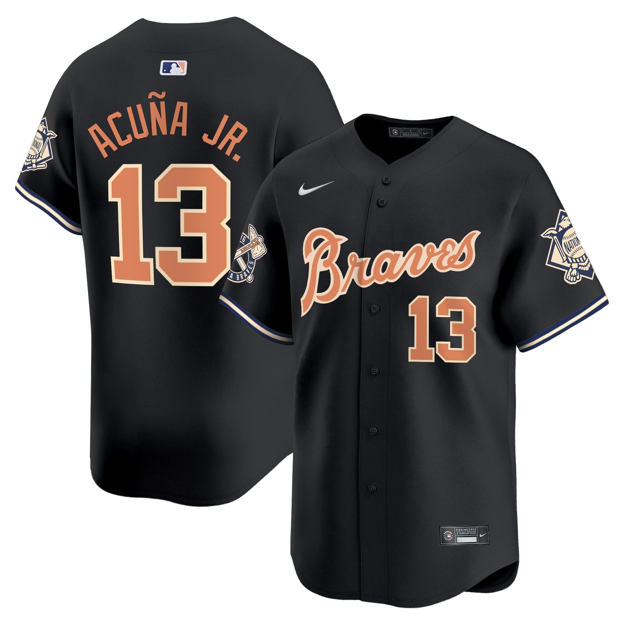 Men’s Atlanta Peaches n’ Cream Vapor Premier Limited Jersey