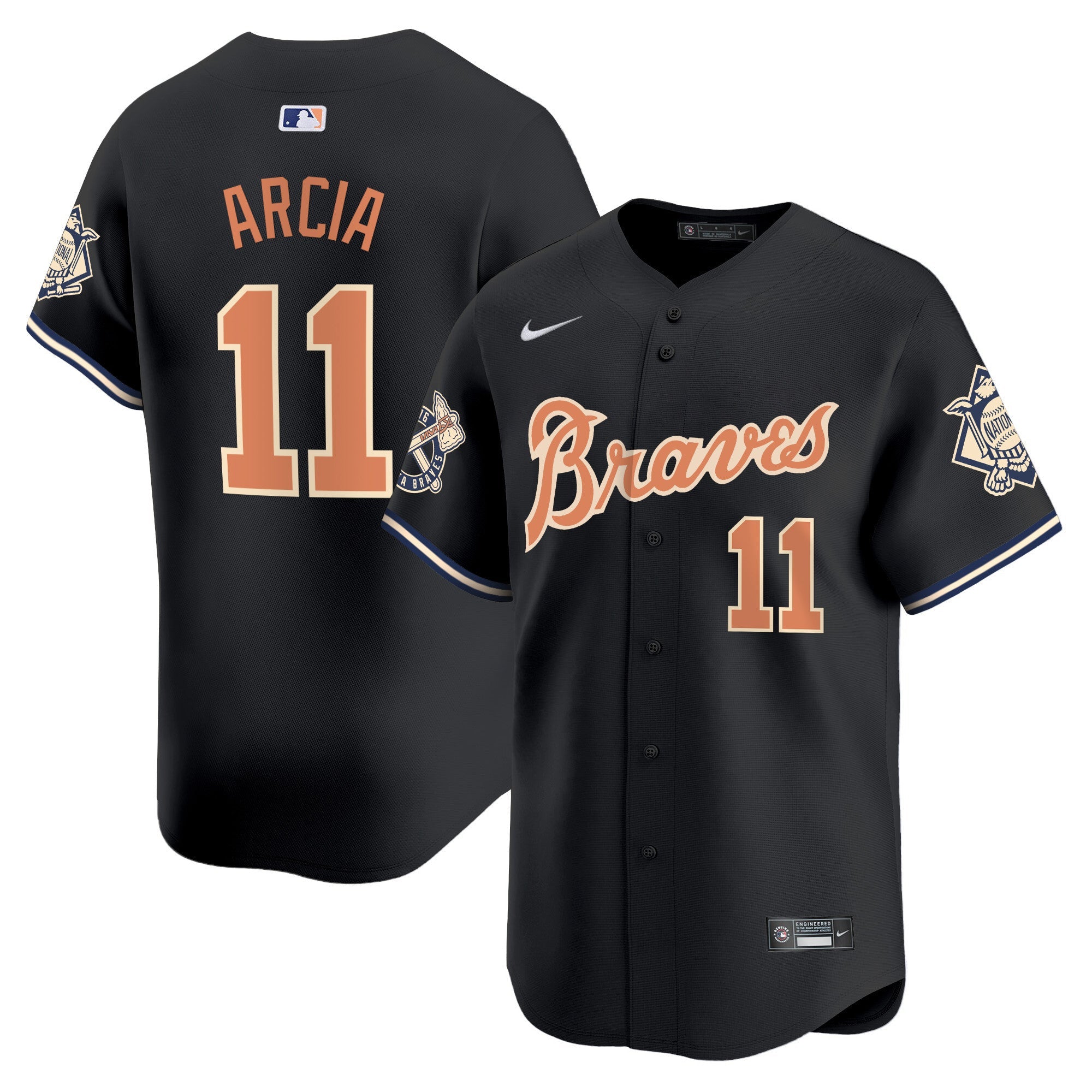 Men’s Atlanta Peaches n’ Cream Vapor Premier Limited Jersey