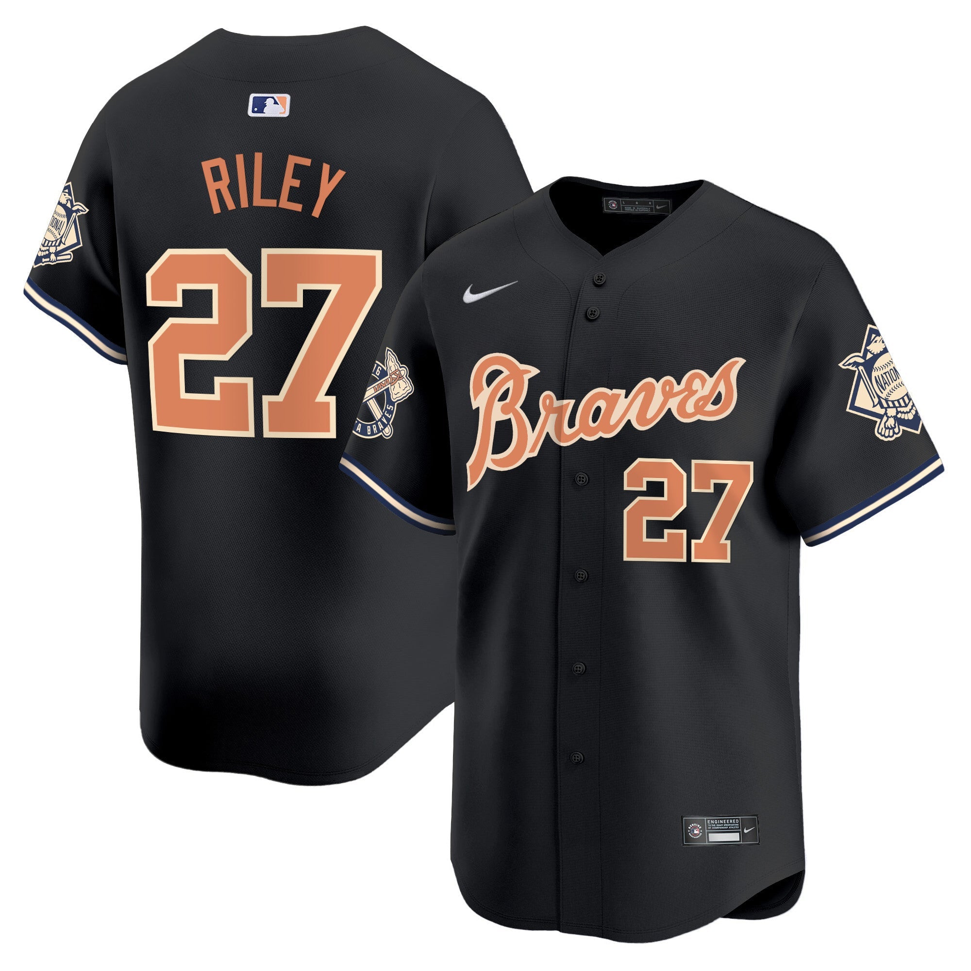 Men’s Atlanta Peaches n’ Cream Vapor Premier Limited Jersey