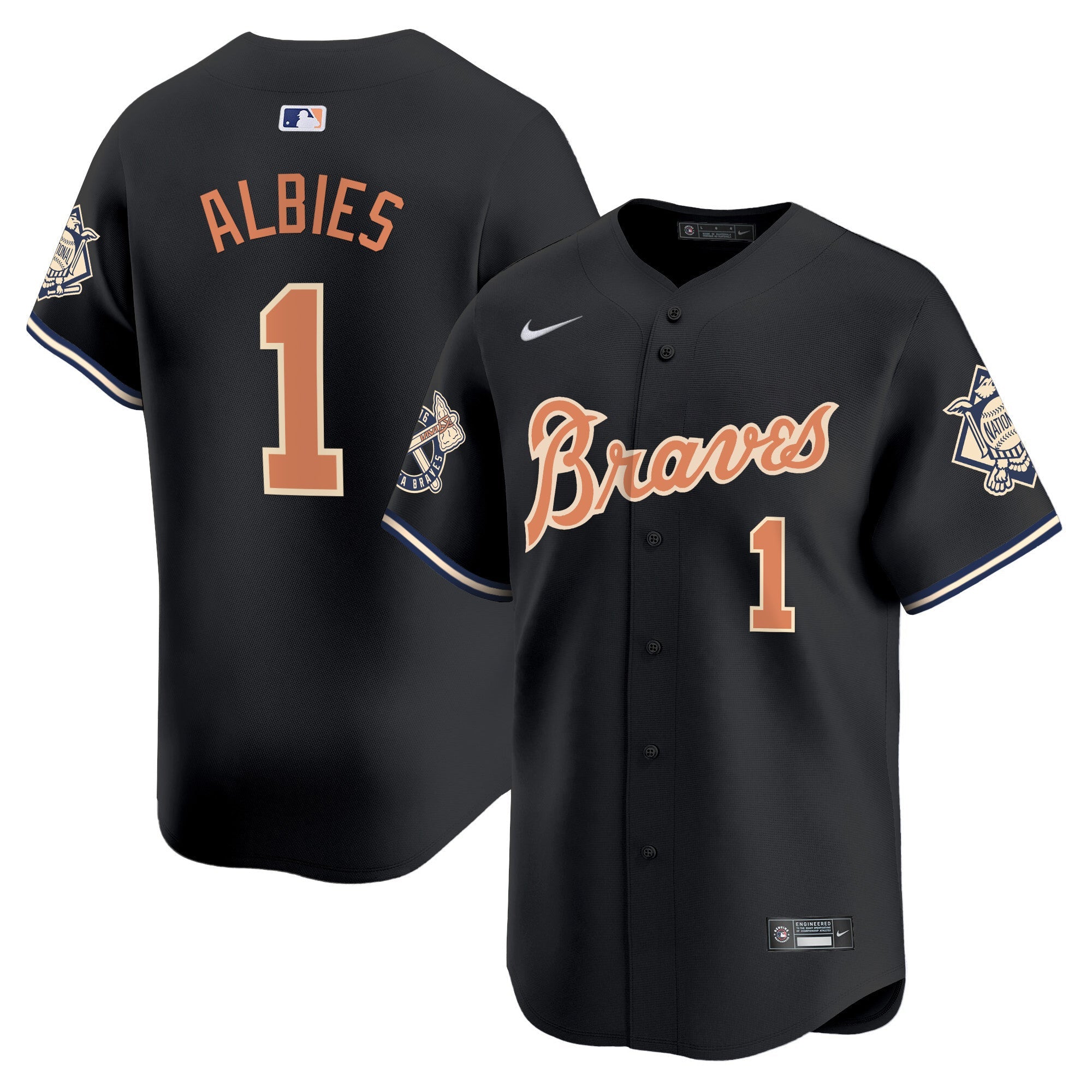 Men’s Atlanta Peaches n’ Cream Vapor Premier Limited Jersey