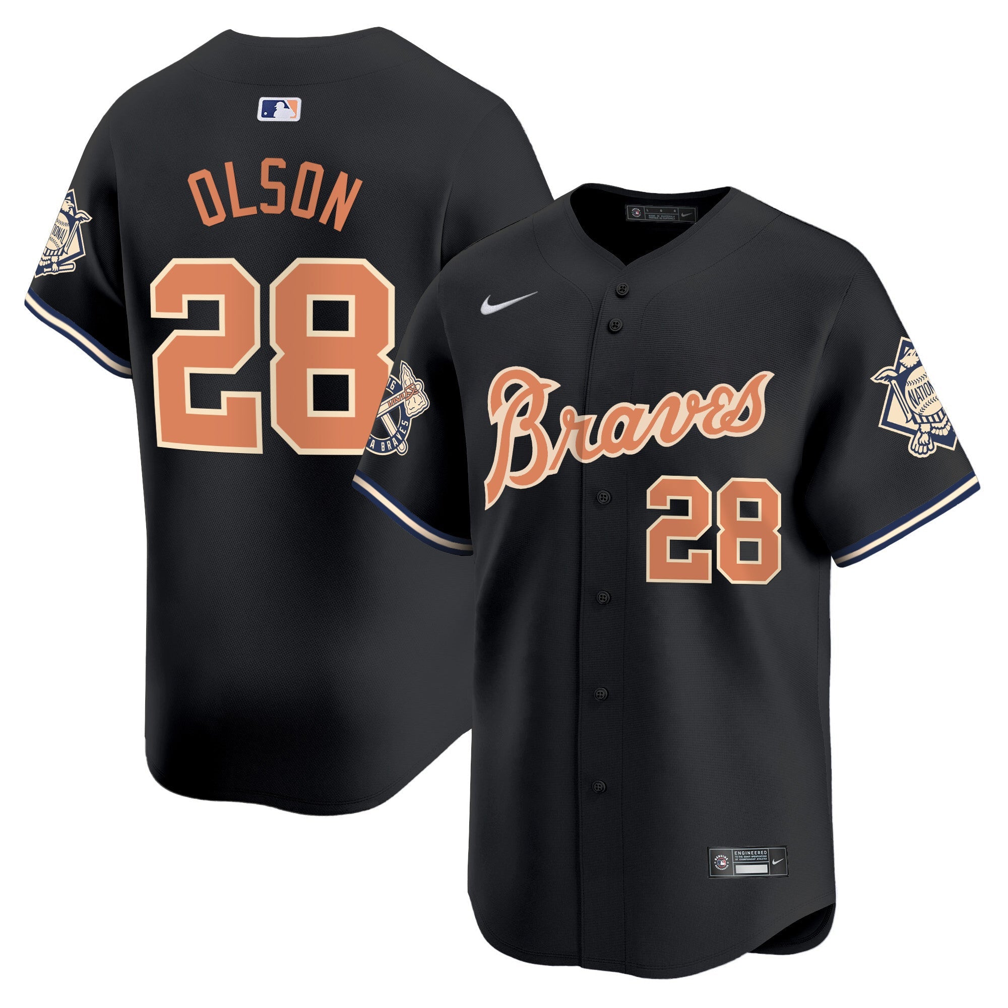 Men’s Atlanta Peaches n’ Cream Vapor Premier Limited Jersey