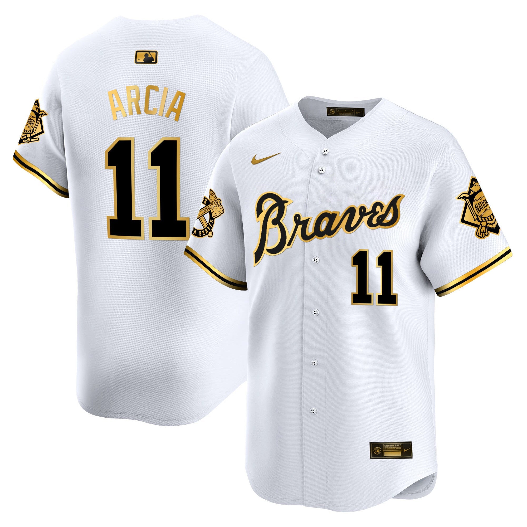 Men’s Atlanta Peaches n’ Cream Vapor Premier Limited Jersey