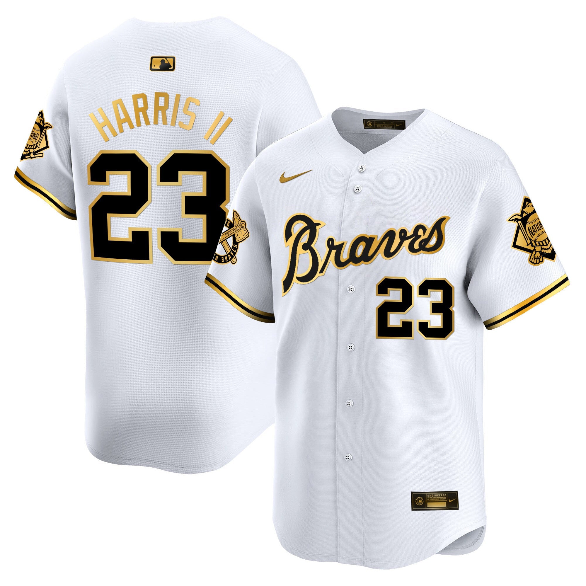 Men’s Atlanta Peaches n’ Cream Vapor Premier Limited Jersey