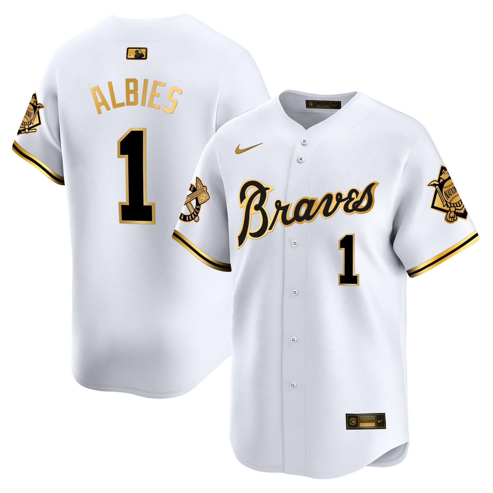Men’s Atlanta Peaches n’ Cream Vapor Premier Limited Jersey