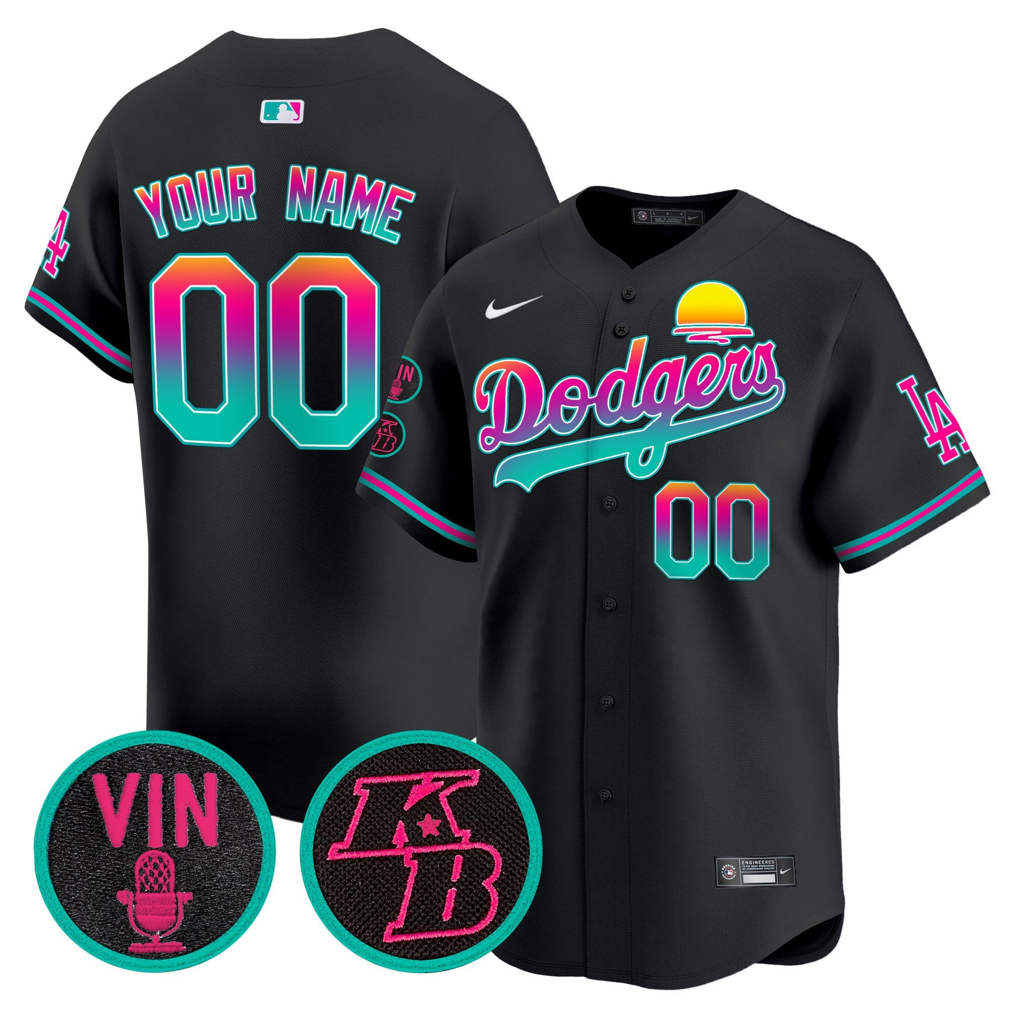 2024 Los Angeles City Style Vapor Premier Limited Custom Jersey V2