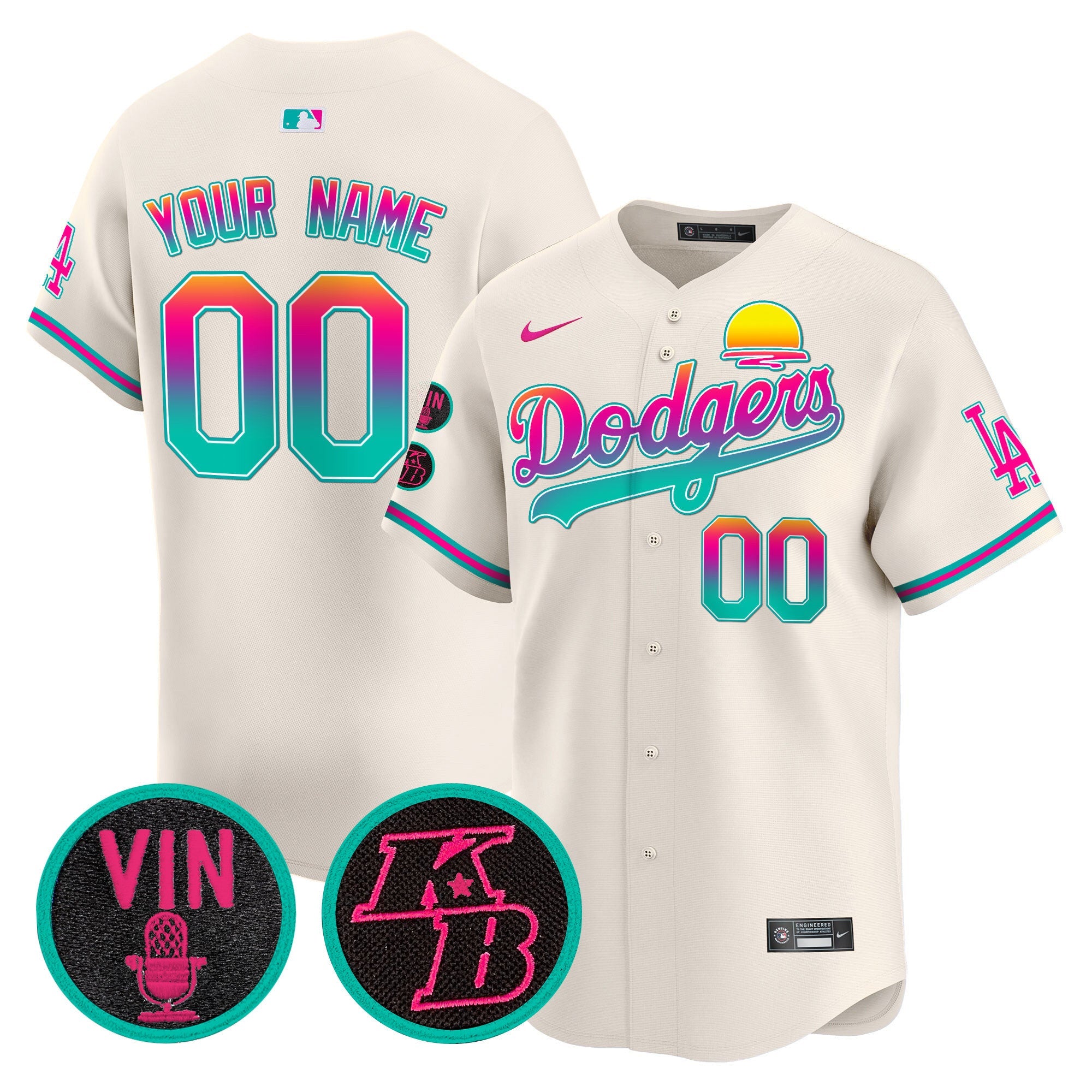 2024 Los Angeles City Style Vapor Premier Limited Custom Jersey V2