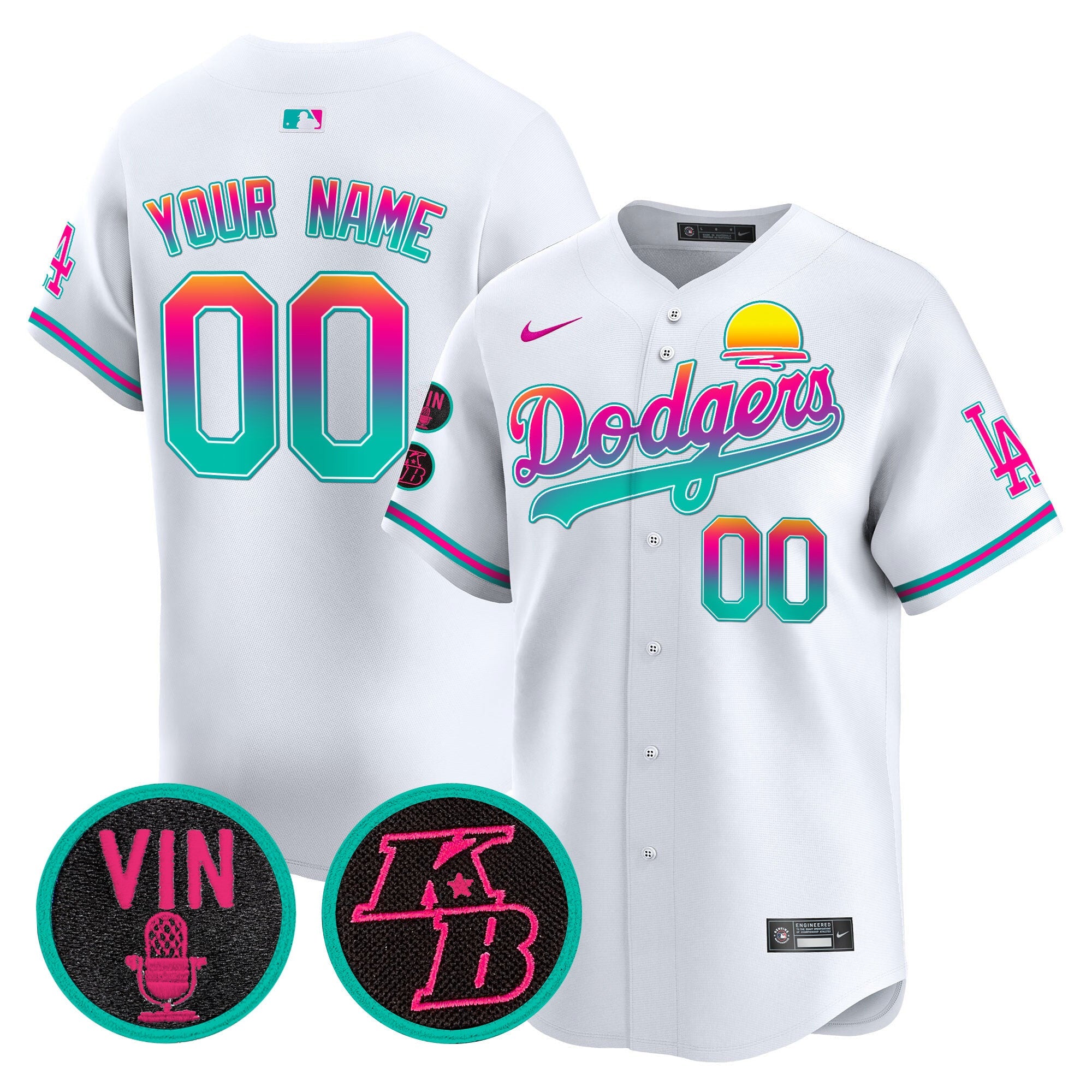 2024 Los Angeles City Style Vapor Premier Limited Custom Jersey V2