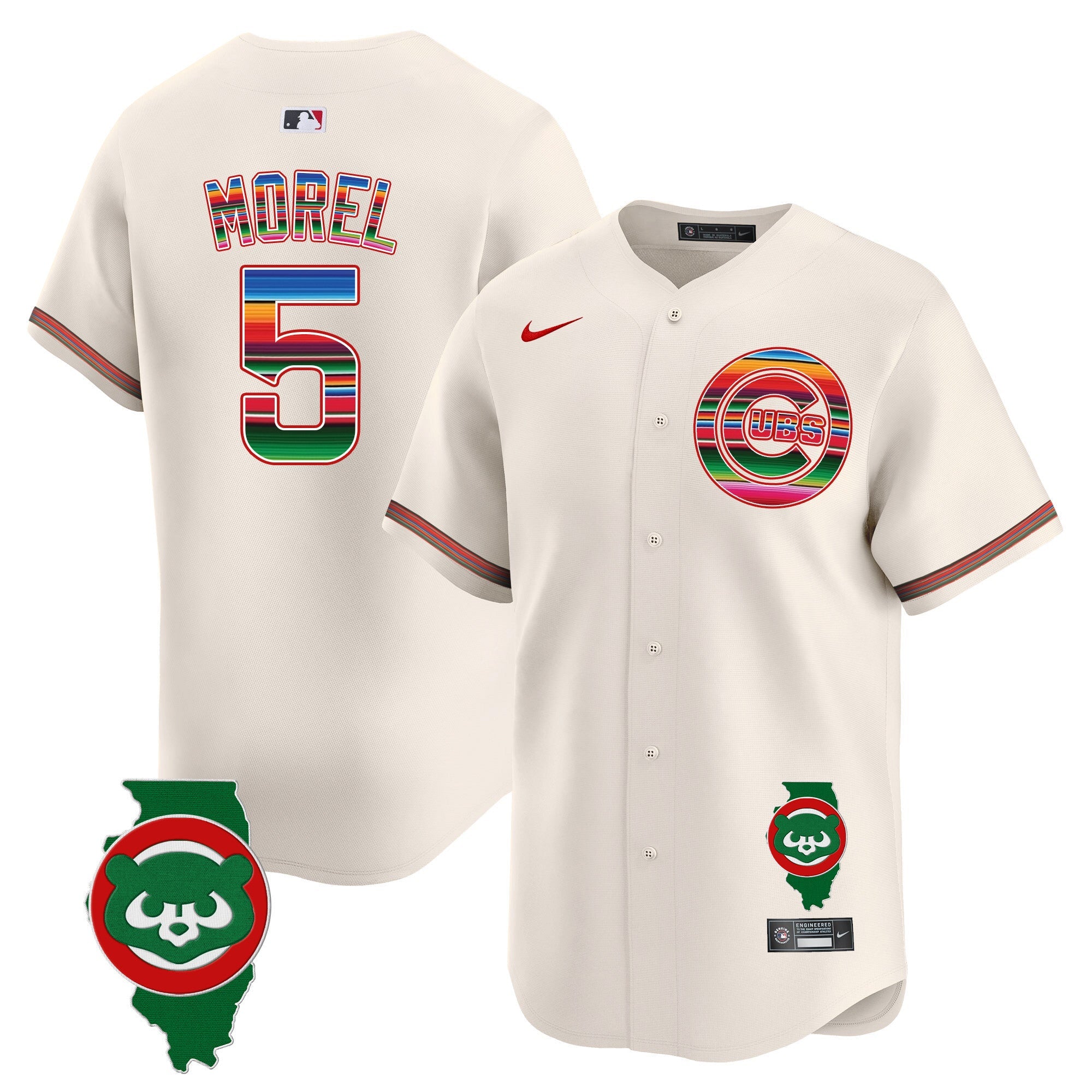 Men’s Chicago Mexico Illinois Patch Vapor Premier Limited Jersey