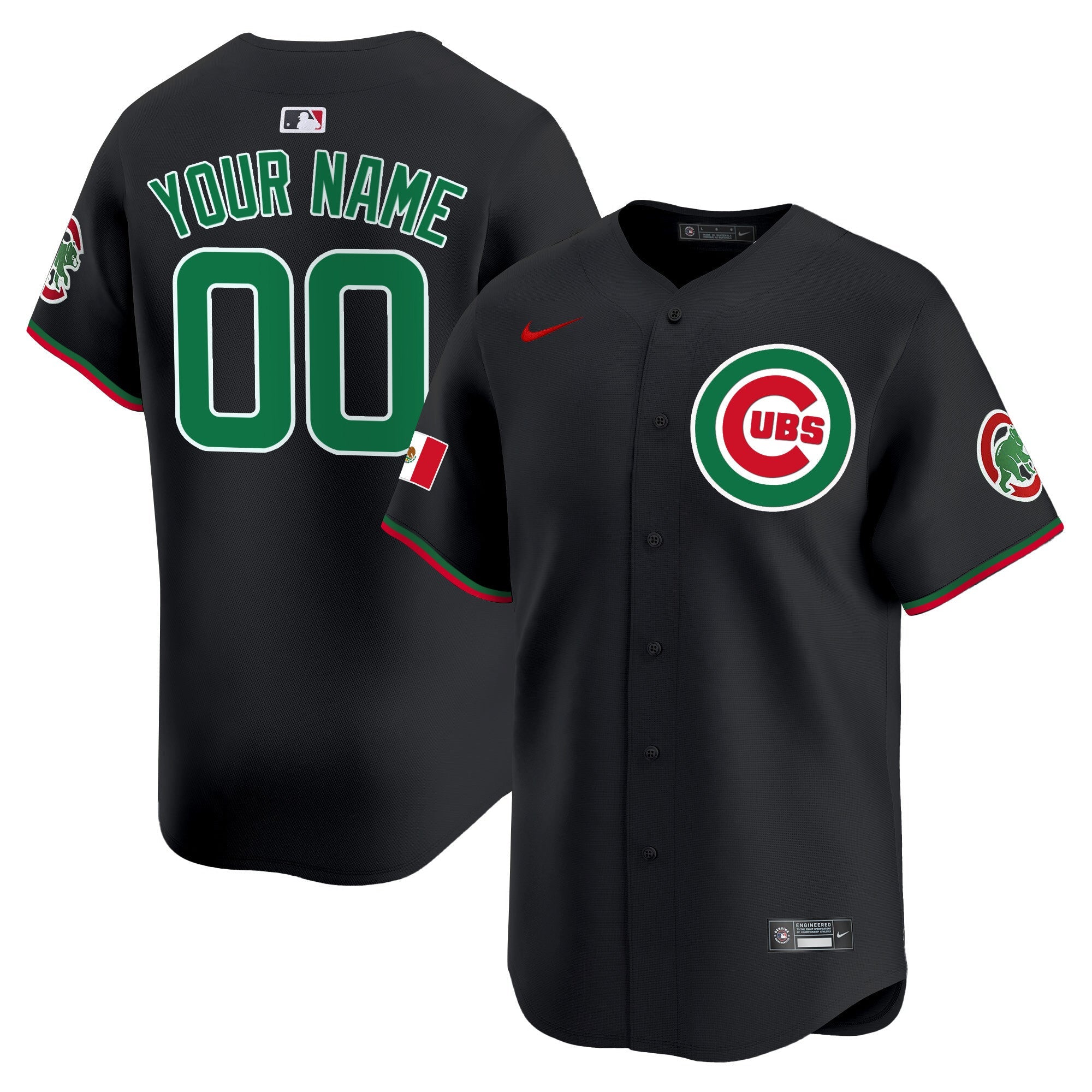 Chicago Mexico Vapor Premier Limited Custom Jersey V3