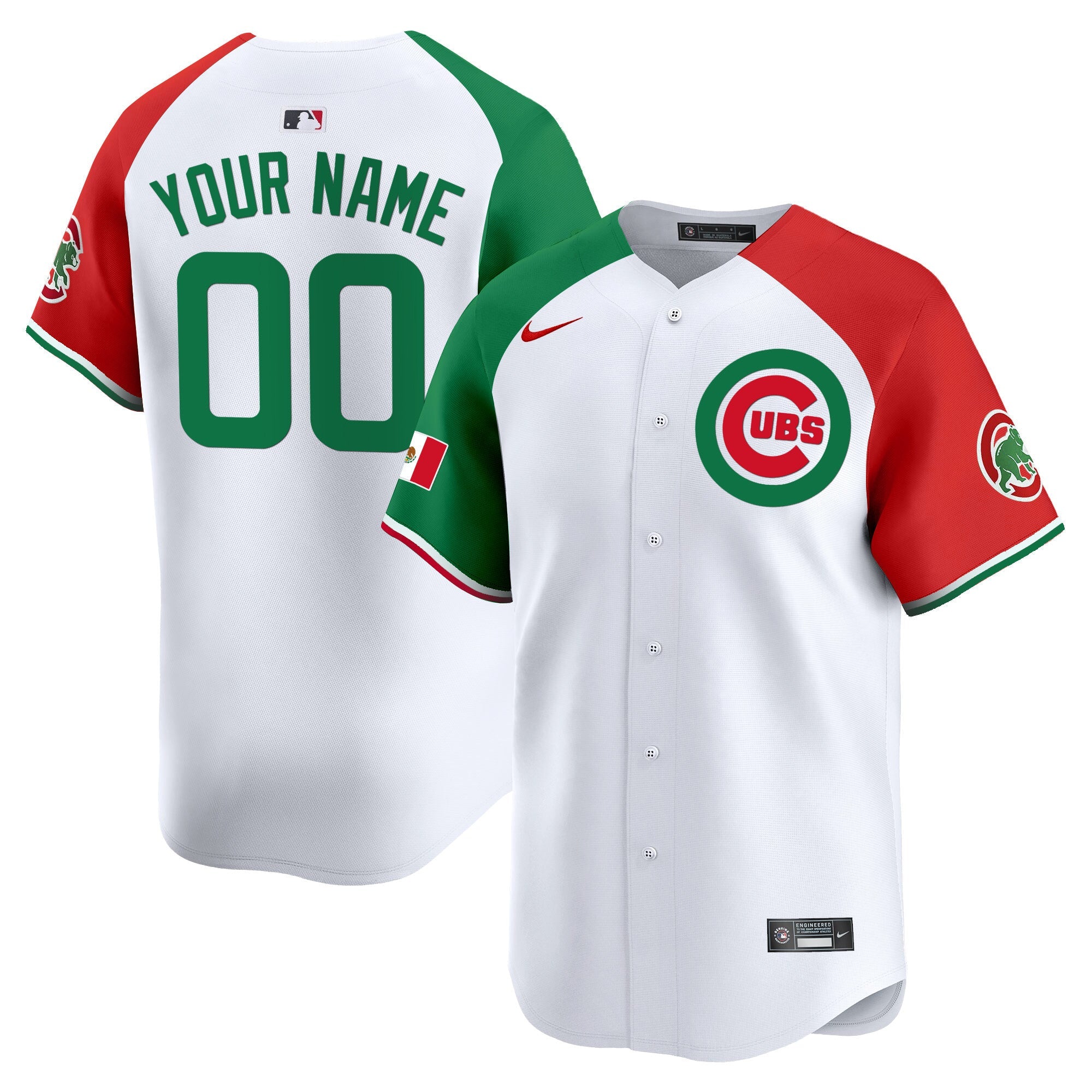 Chicago Mexico Vapor Premier Limited Custom Jersey V3