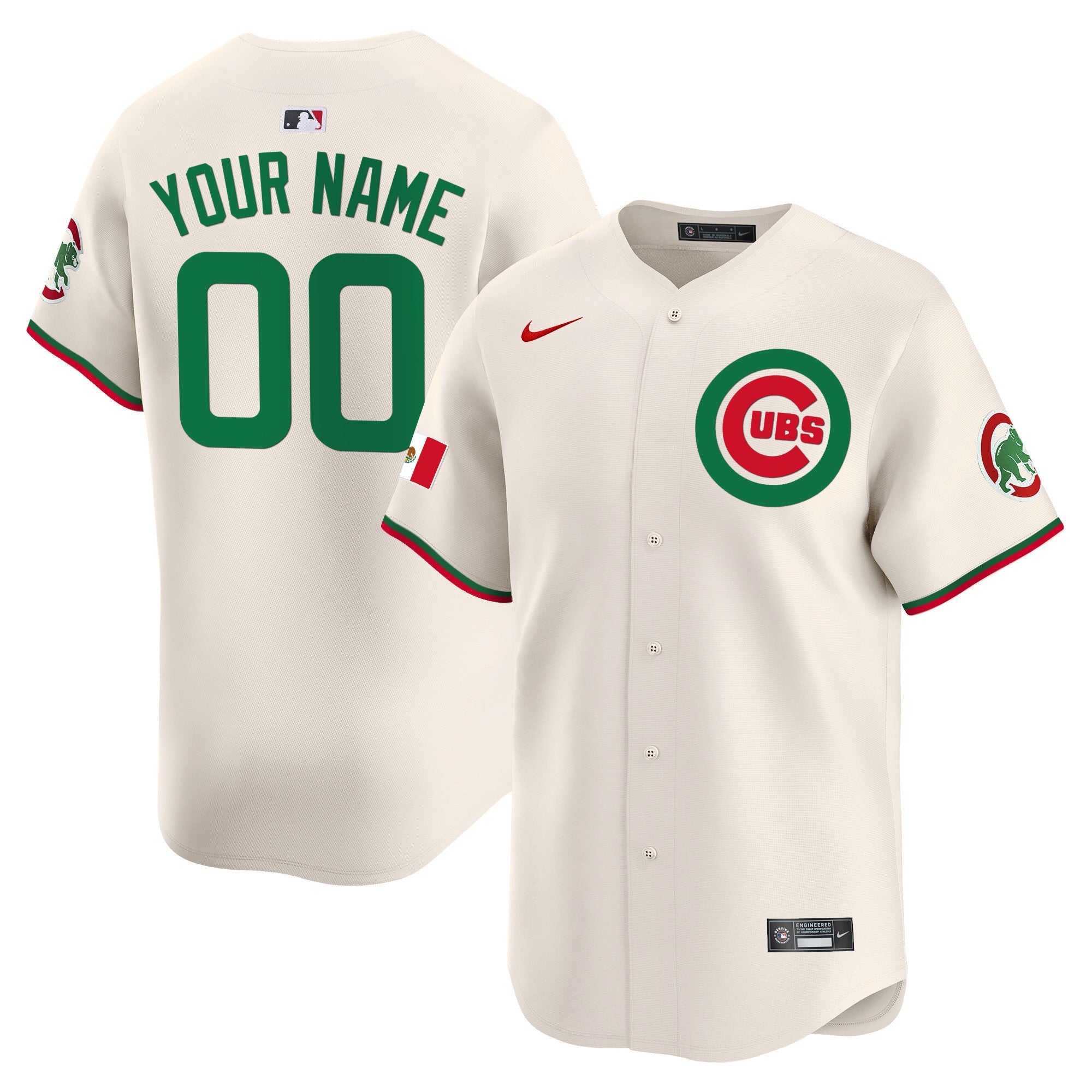 Chicago Mexico Vapor Premier Limited Custom Jersey V3