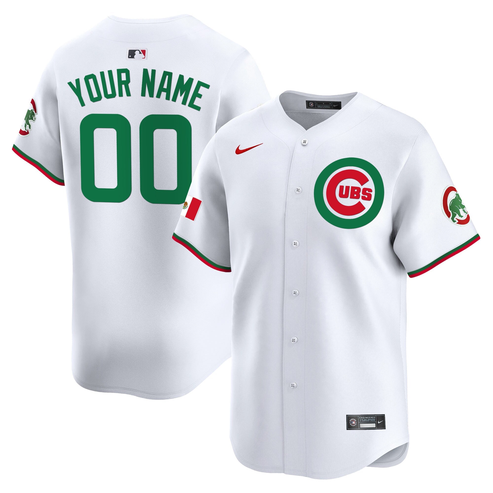 Chicago Mexico Vapor Premier Limited Custom Jersey V3