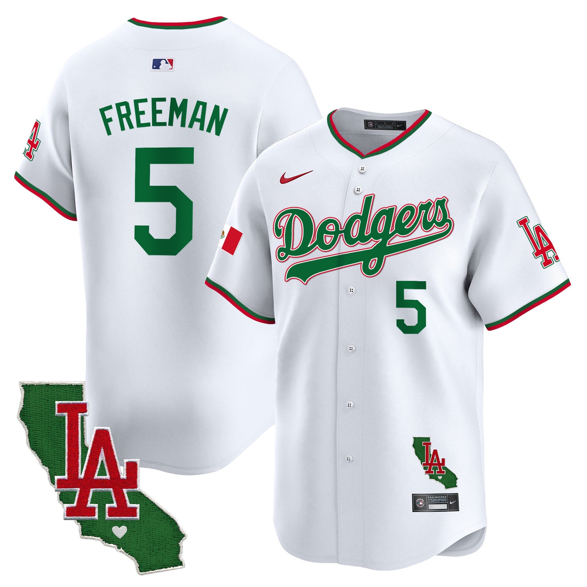 Men’s Mexico California Patch Vapor Premier Limited Jersey V4