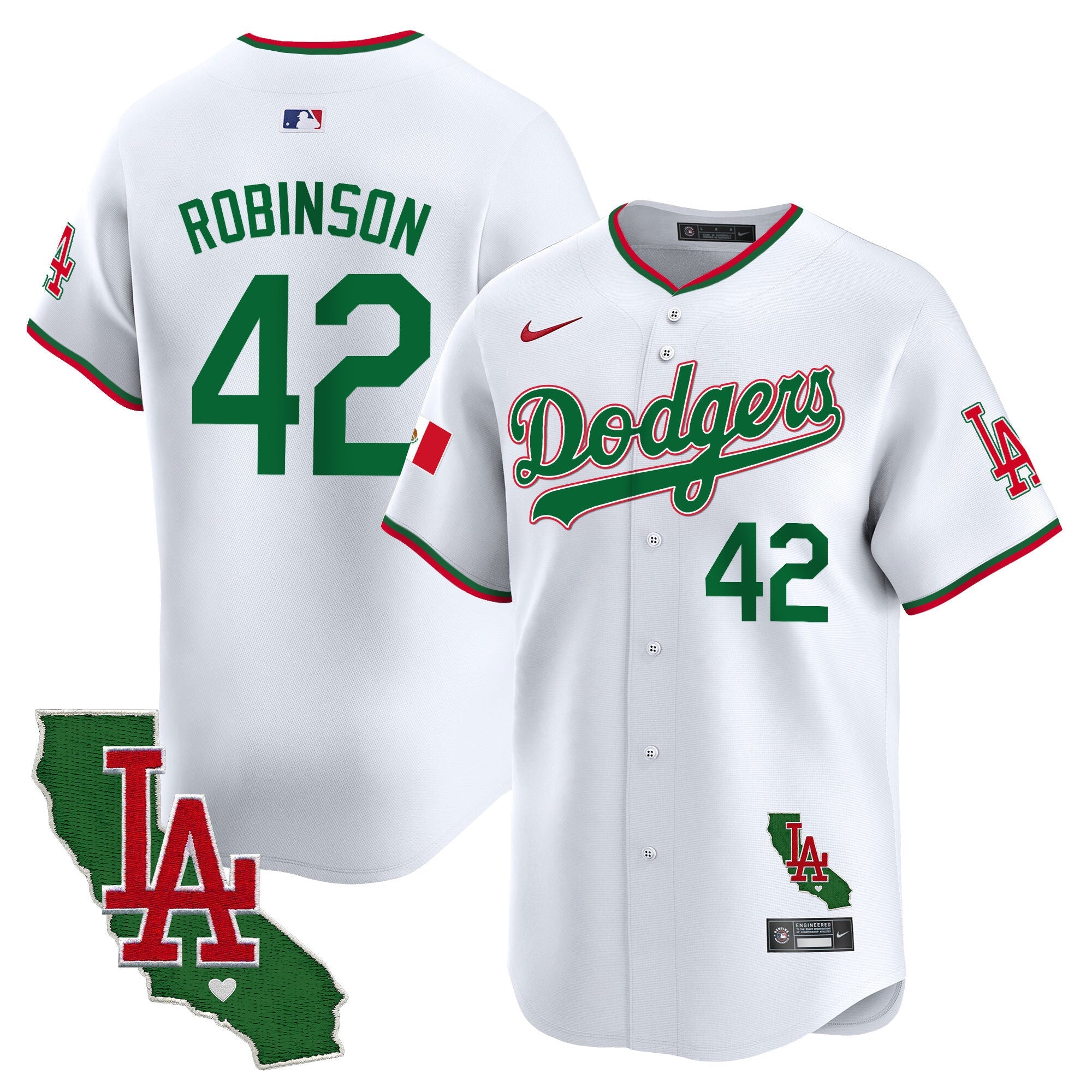 Men’s Mexico California Patch Vapor Premier Limited Jersey V4