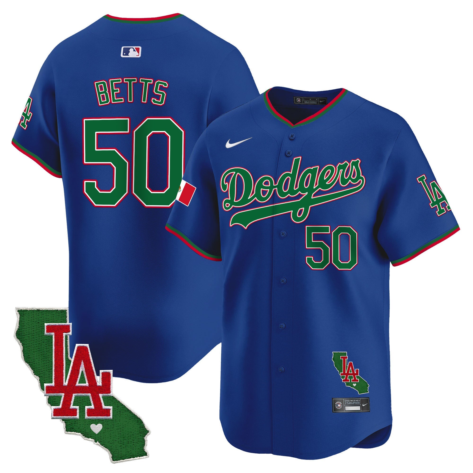 Men’s Mexico California Patch Vapor Premier Limited Jersey V4