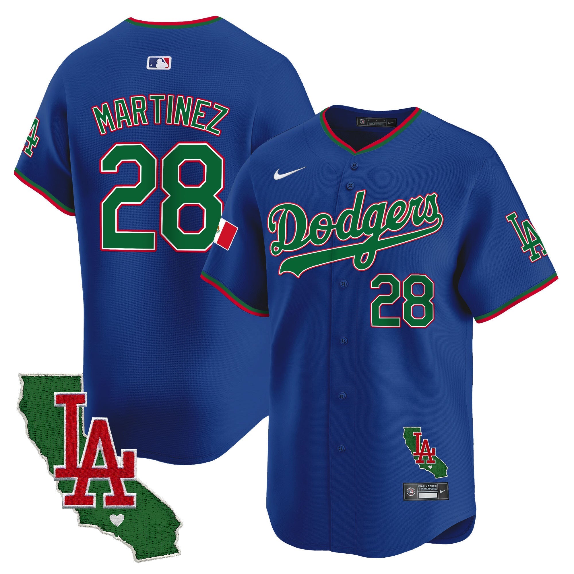 Men’s Mexico California Patch Vapor Premier Limited Jersey V4