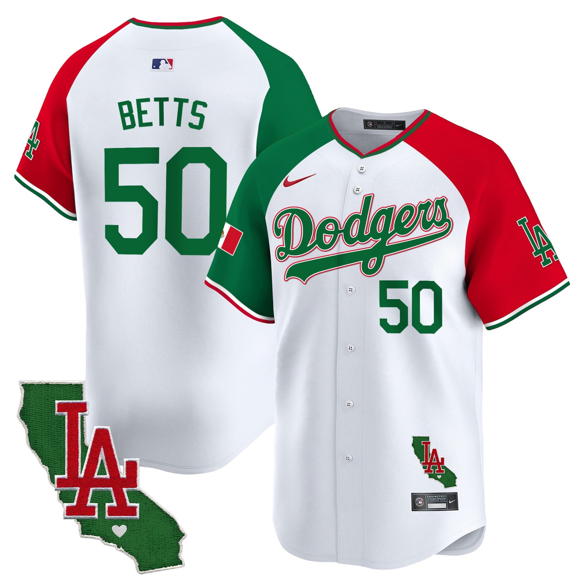 Men’s Mexico California Patch Vapor Premier Limited Jersey V4