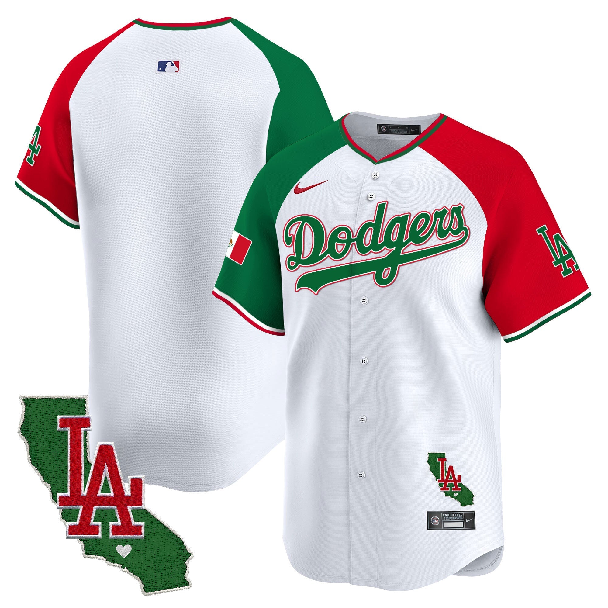 Men’s Mexico California Patch Vapor Premier Limited Jersey V4