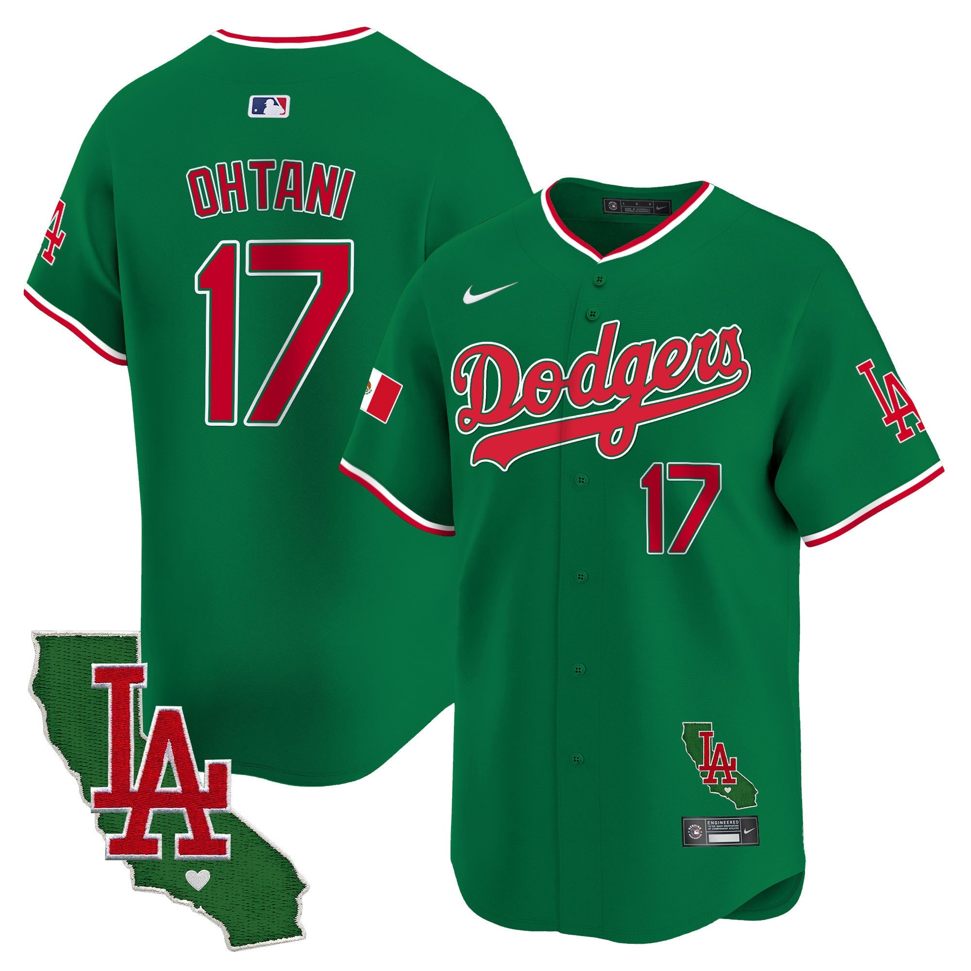 Men’s Mexico California Patch Vapor Premier Limited Jersey V4