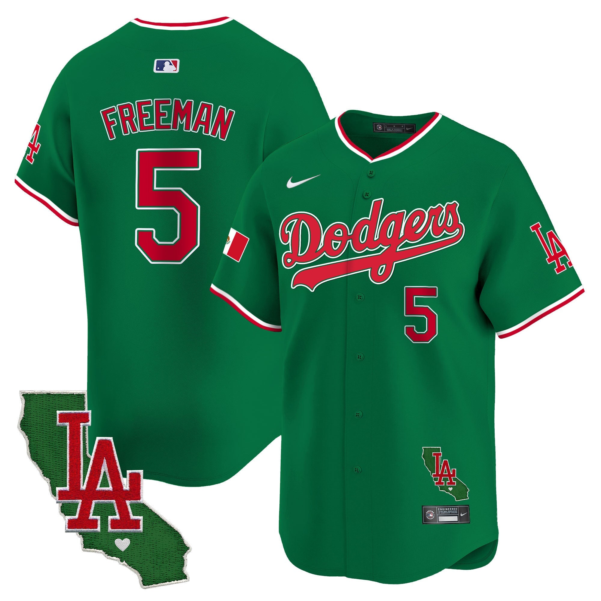 Men’s Mexico California Patch Vapor Premier Limited Jersey V4