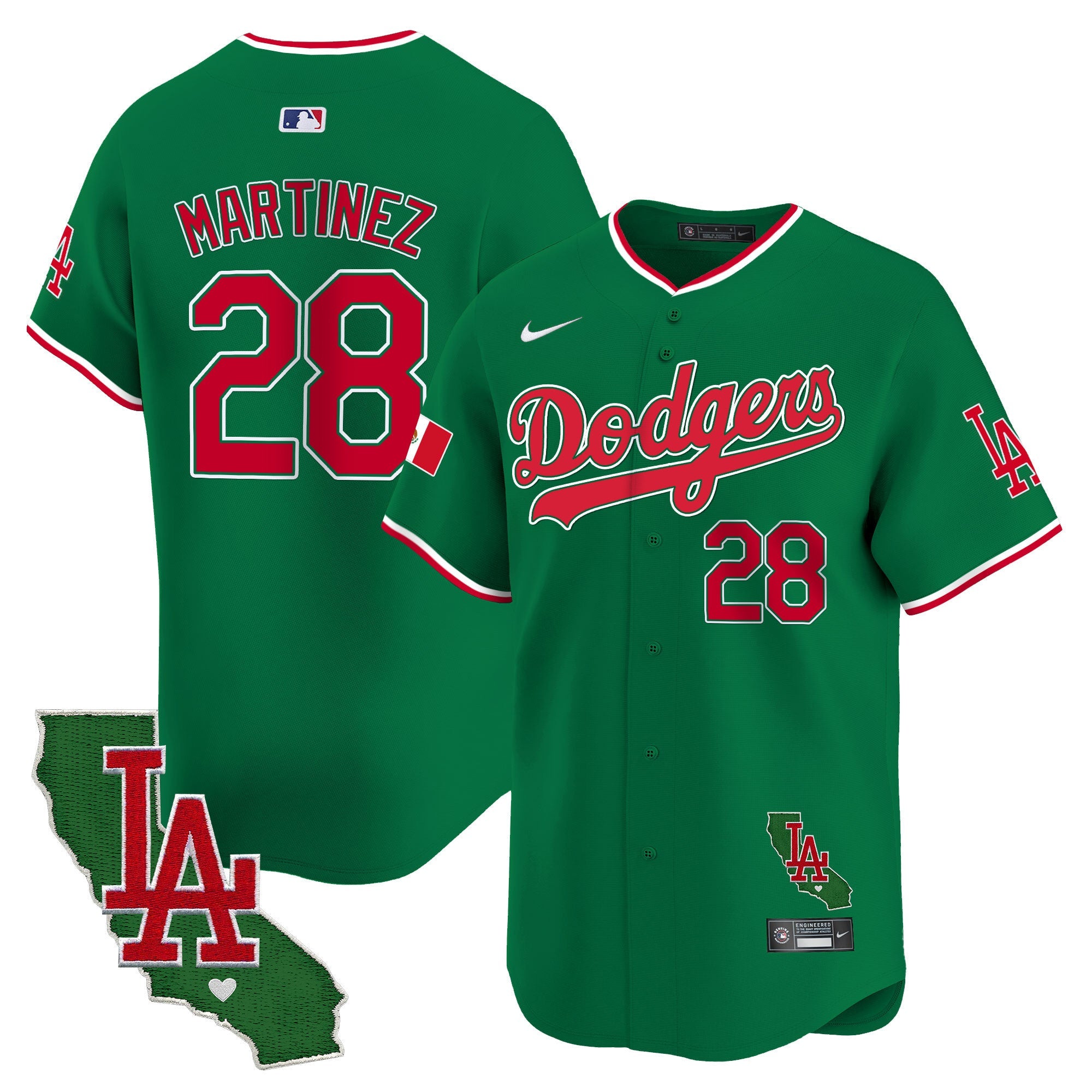 Men’s Mexico California Patch Vapor Premier Limited Jersey V4