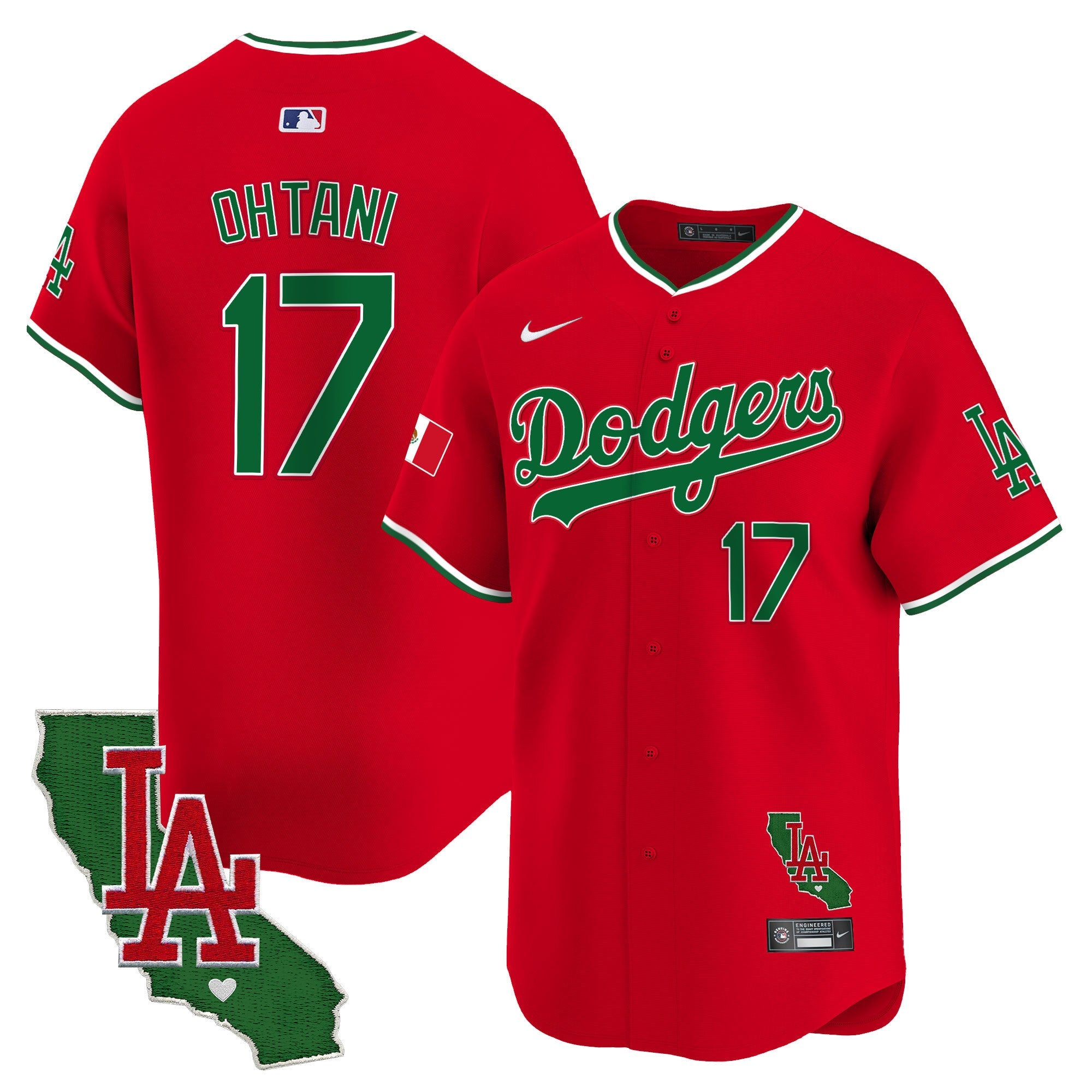 Men’s Mexico California Patch Vapor Premier Limited Jersey V4