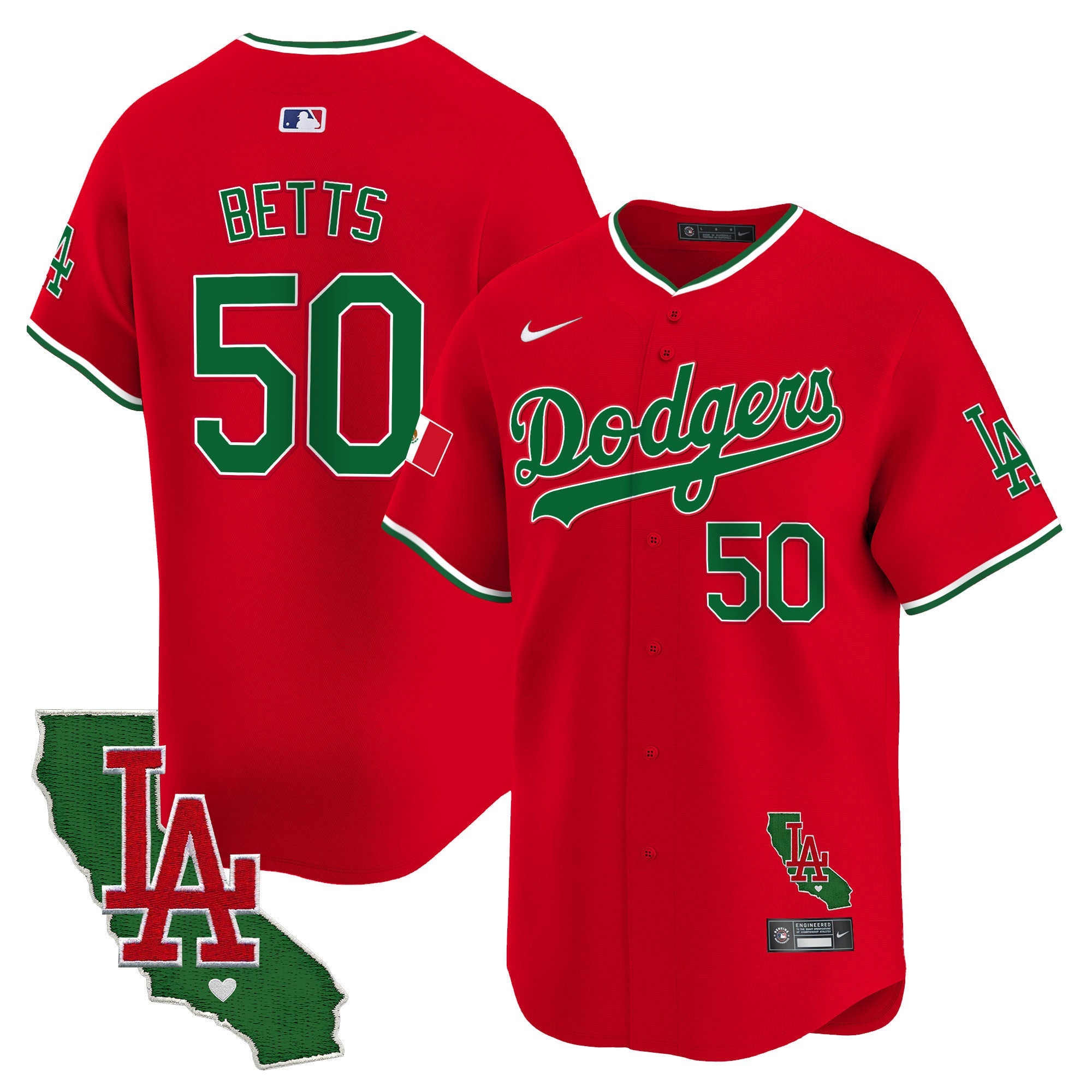 Men’s Mexico California Patch Vapor Premier Limited Jersey V4