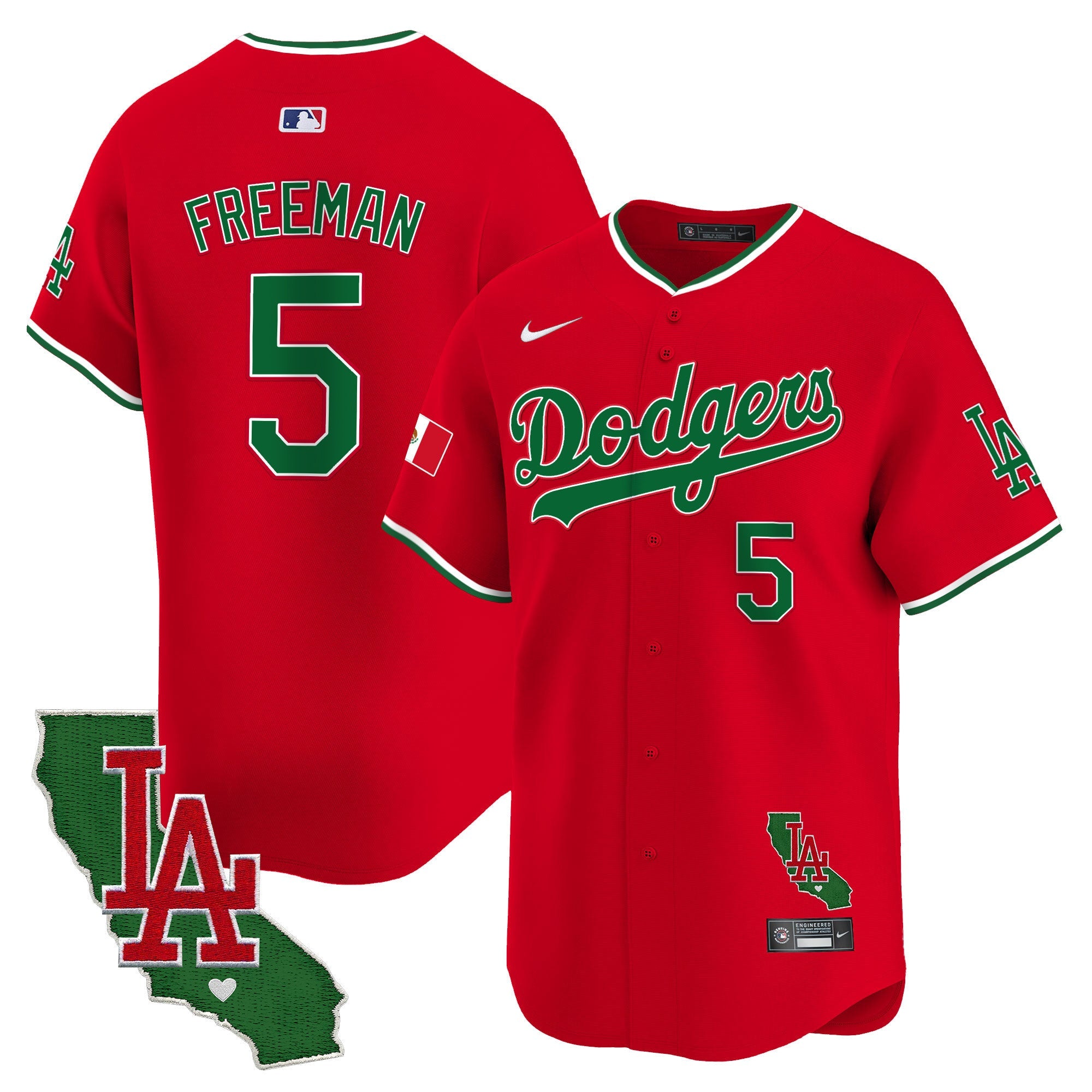 Men’s Mexico California Patch Vapor Premier Limited Jersey V4